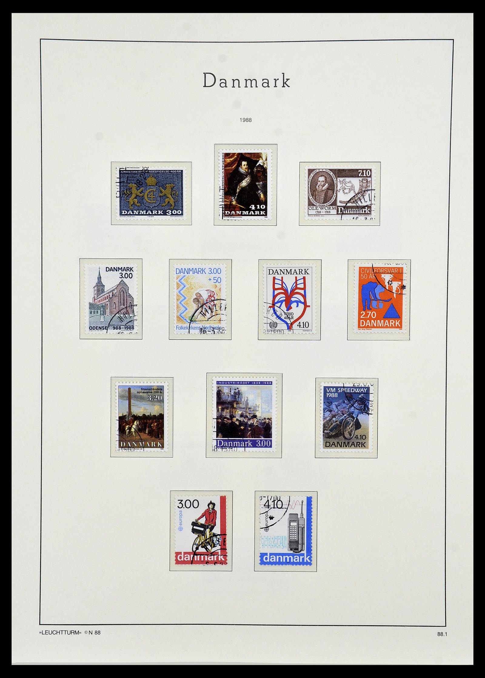 34165 078 - Postzegelverzameling 34165 Denemarken 1851-2004.
