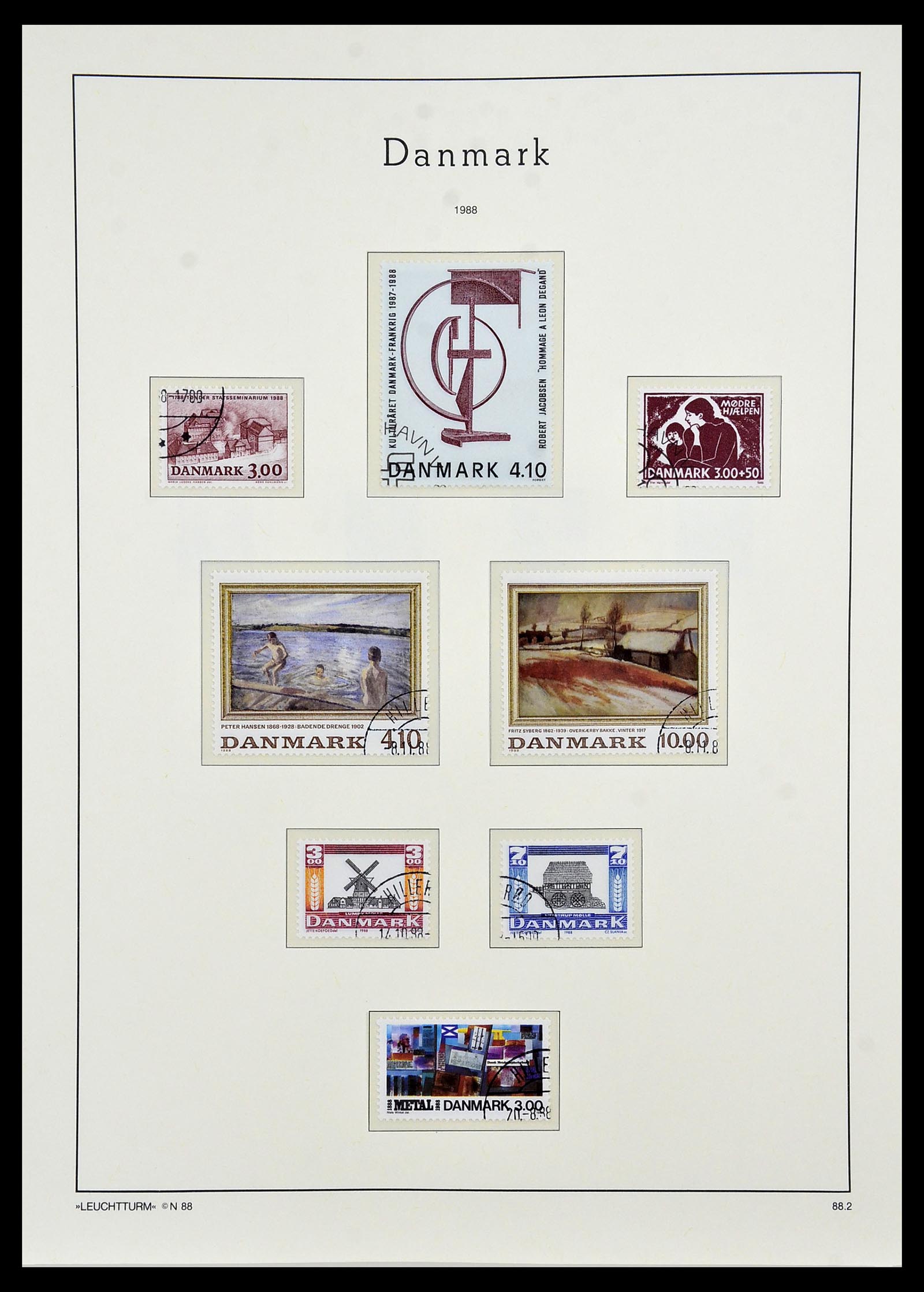 34165 079 - Postzegelverzameling 34165 Denemarken 1851-2004.