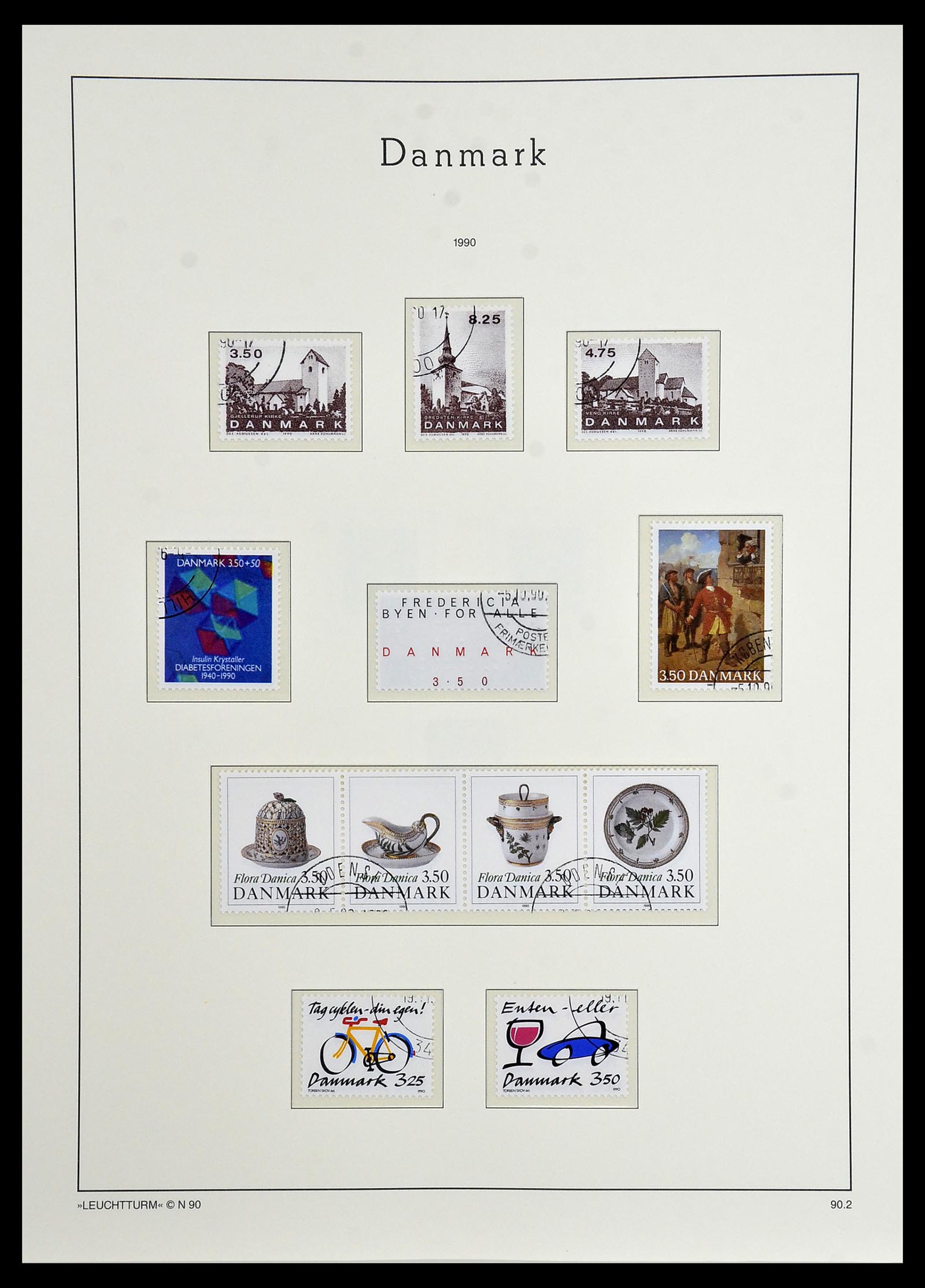 34165 085 - Postzegelverzameling 34165 Denemarken 1851-2004.