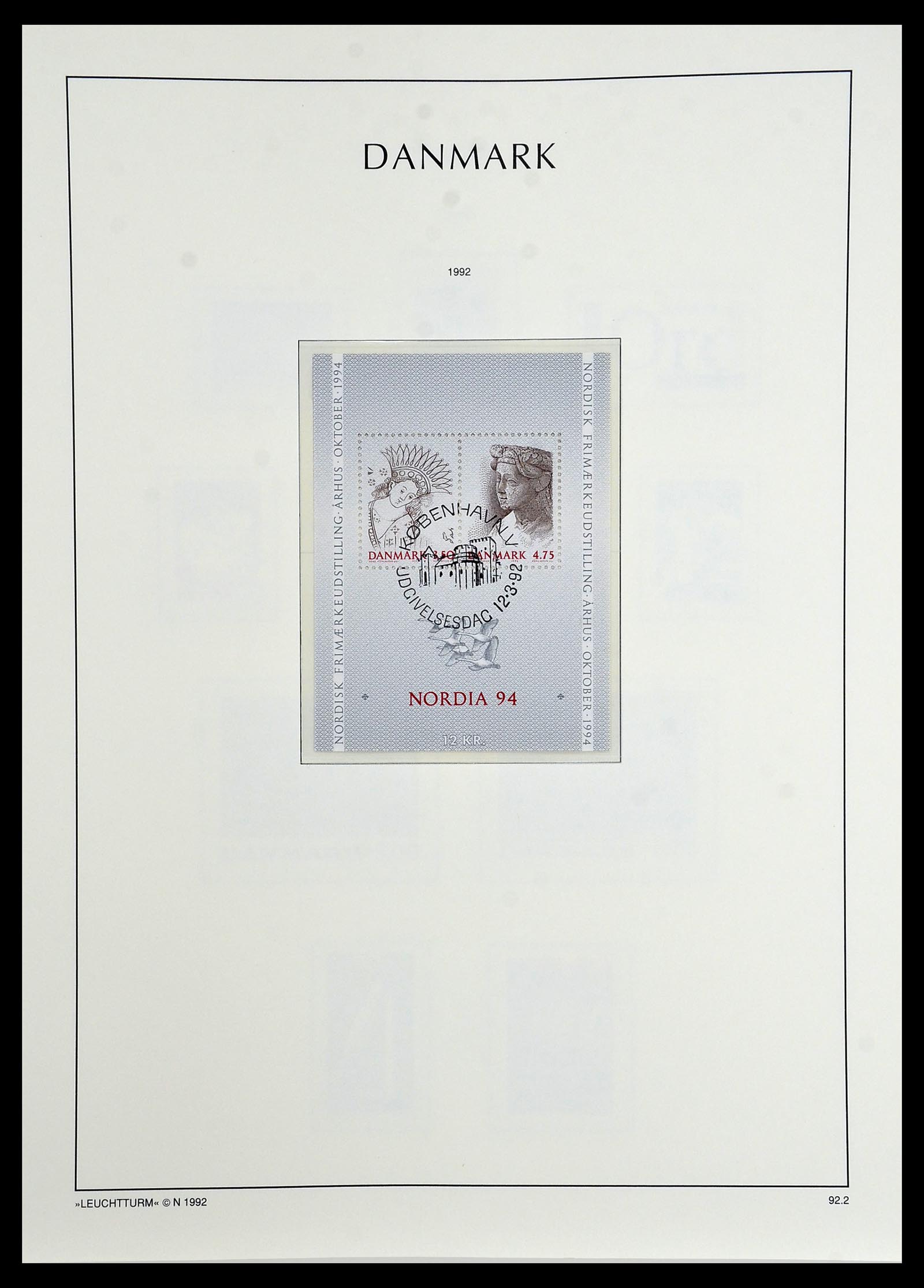 34165 090 - Postzegelverzameling 34165 Denemarken 1851-2004.