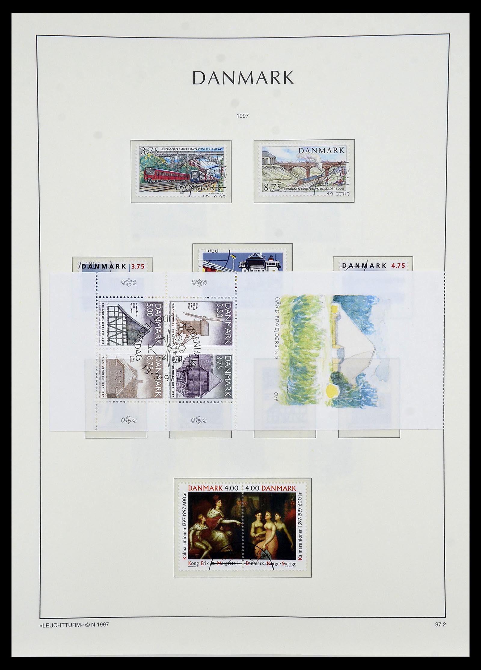 34165 102 - Postzegelverzameling 34165 Denemarken 1851-2004.
