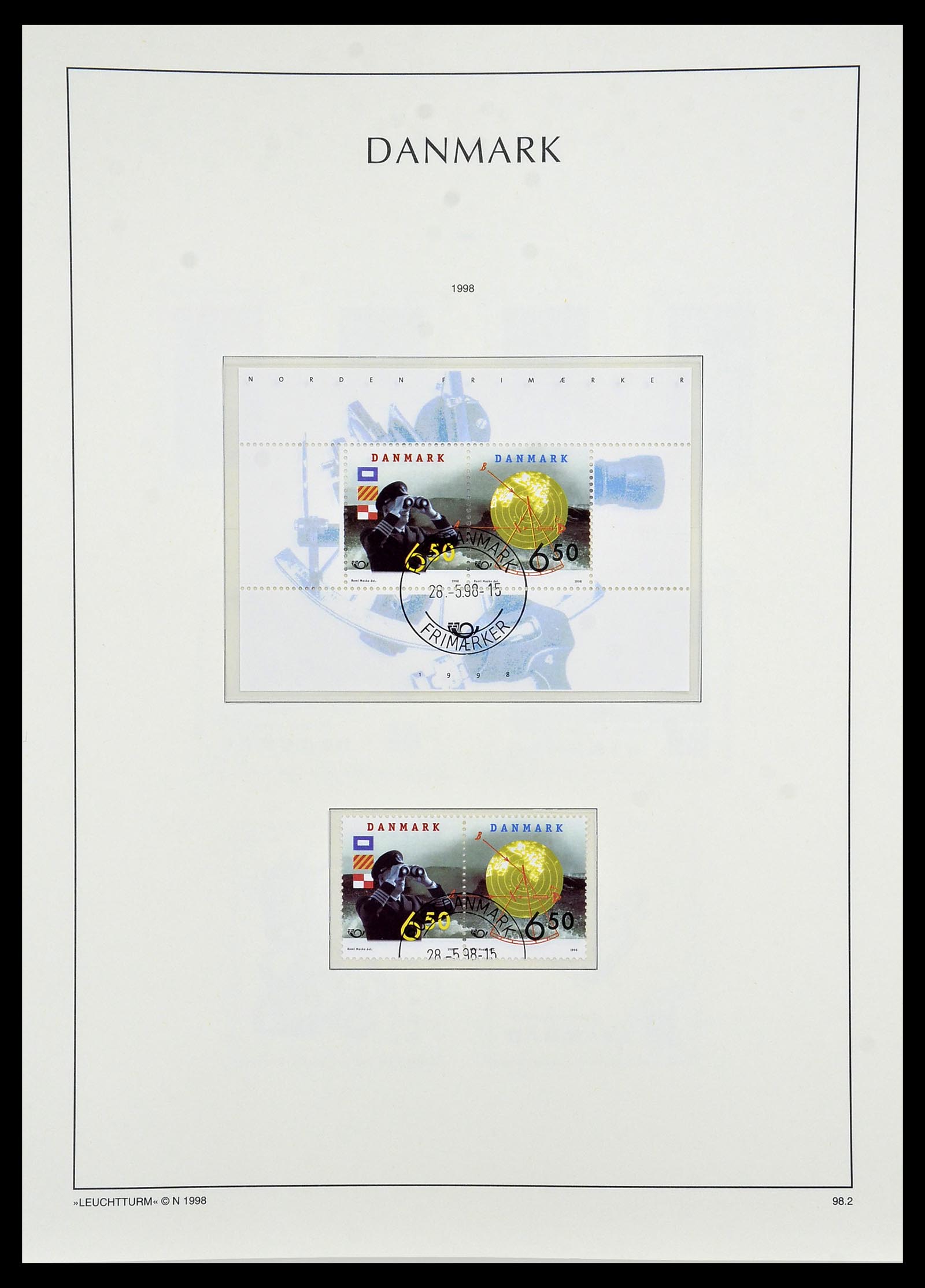 34165 105 - Postzegelverzameling 34165 Denemarken 1851-2004.