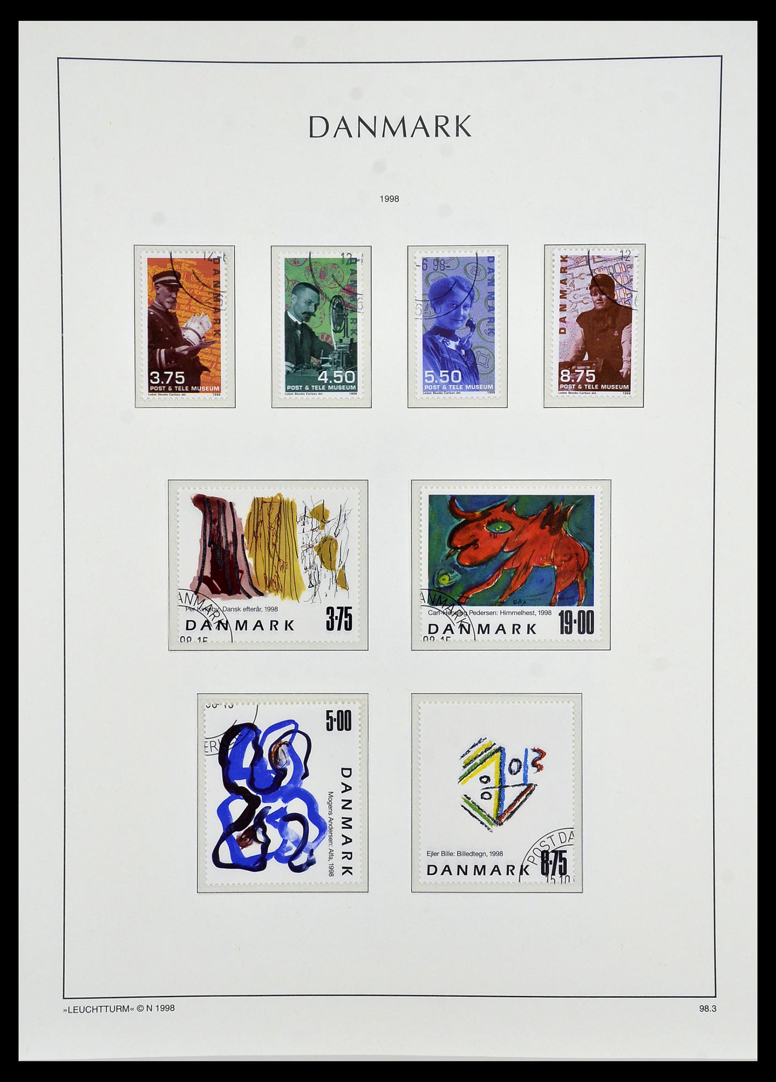 34165 106 - Postzegelverzameling 34165 Denemarken 1851-2004.