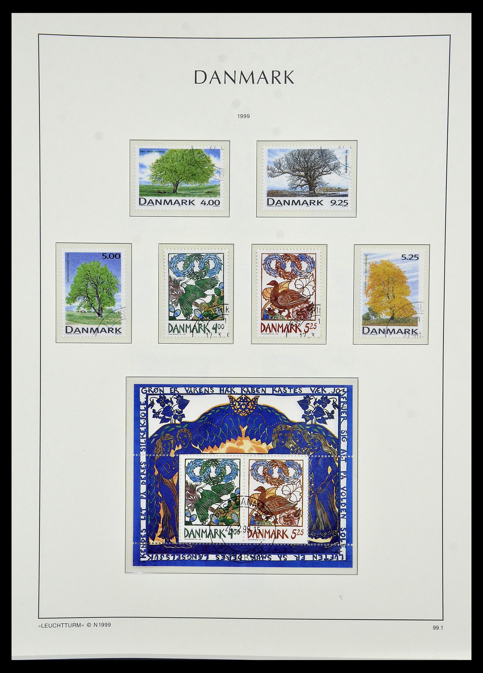 34165 109 - Postzegelverzameling 34165 Denemarken 1851-2004.