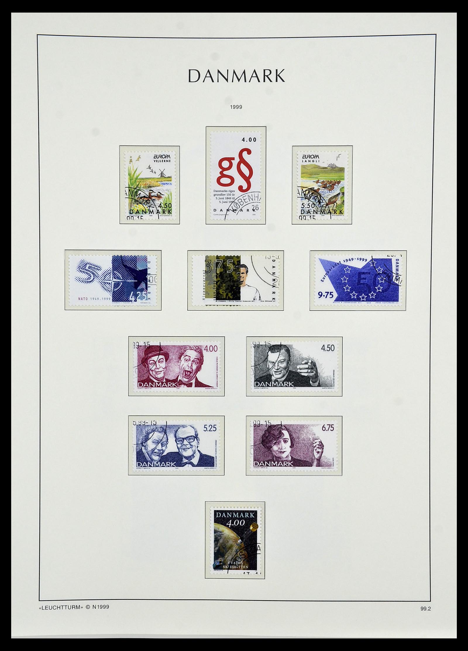 34165 110 - Postzegelverzameling 34165 Denemarken 1851-2004.