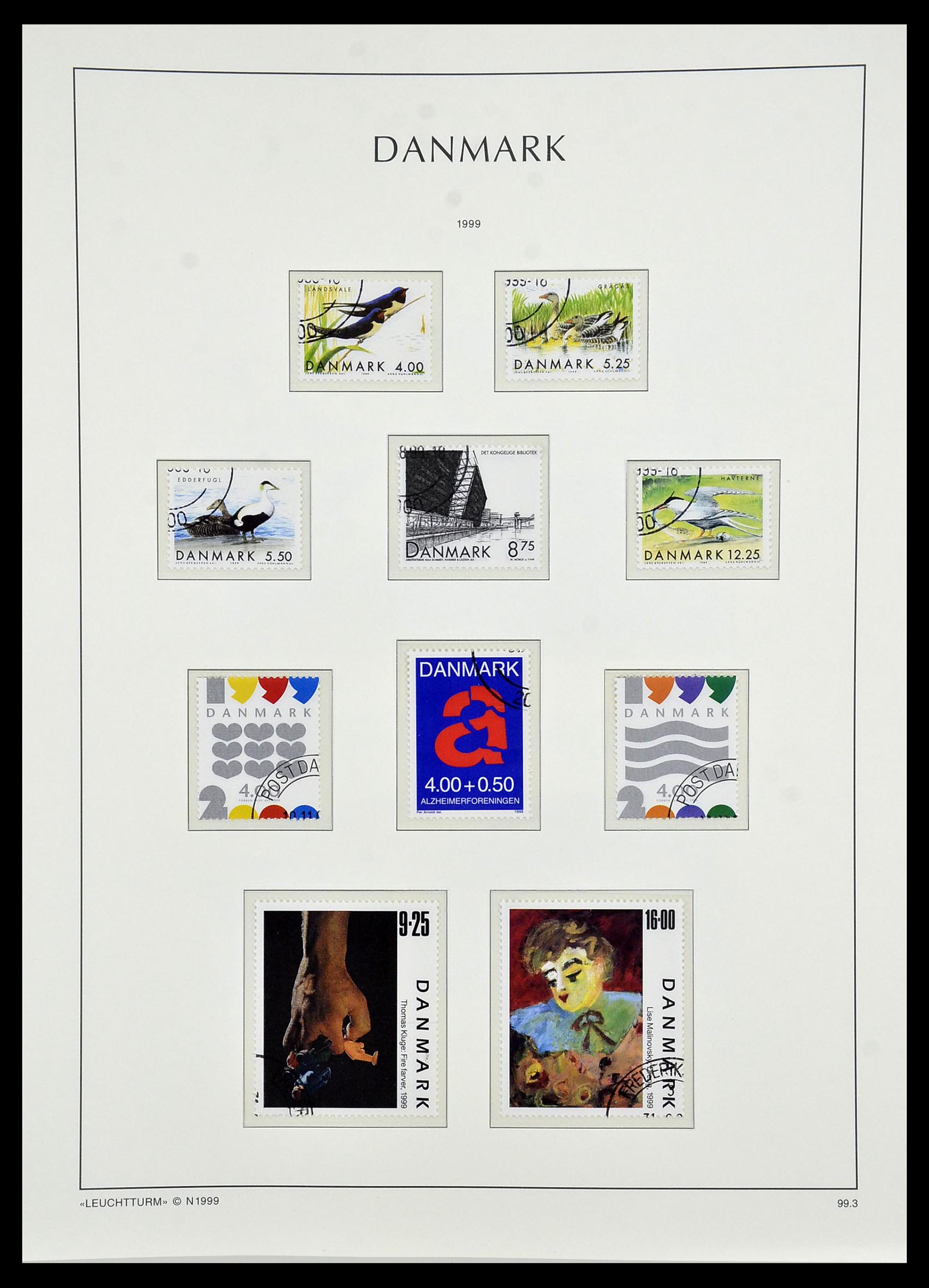 34165 111 - Postzegelverzameling 34165 Denemarken 1851-2004.