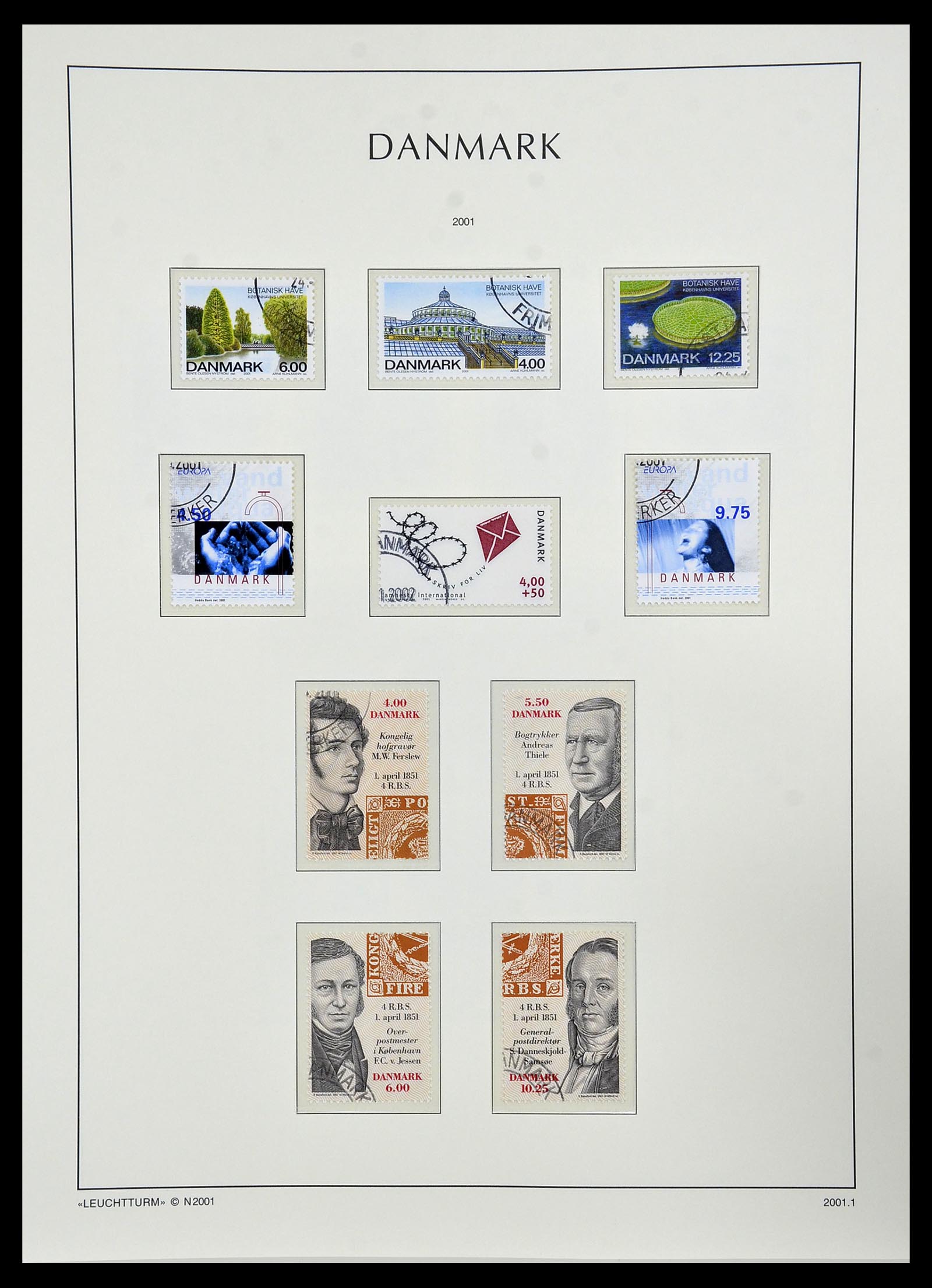 34165 117 - Postzegelverzameling 34165 Denemarken 1851-2004.