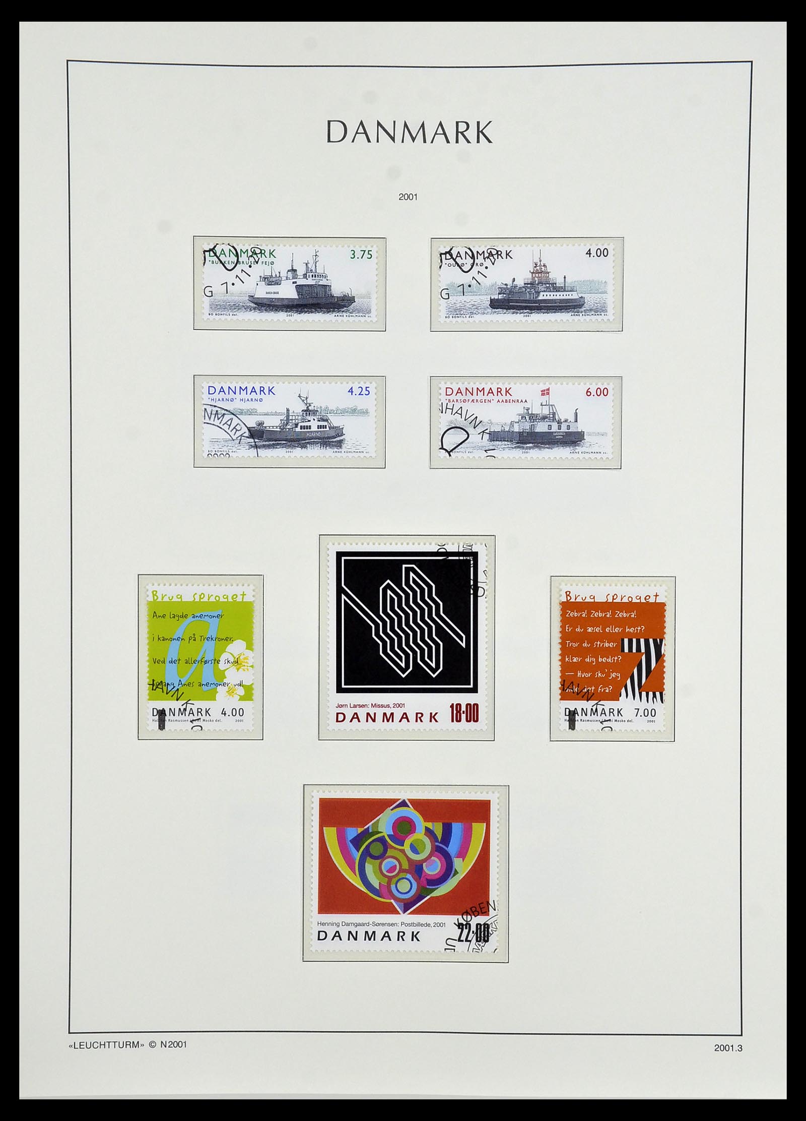 34165 119 - Postzegelverzameling 34165 Denemarken 1851-2004.