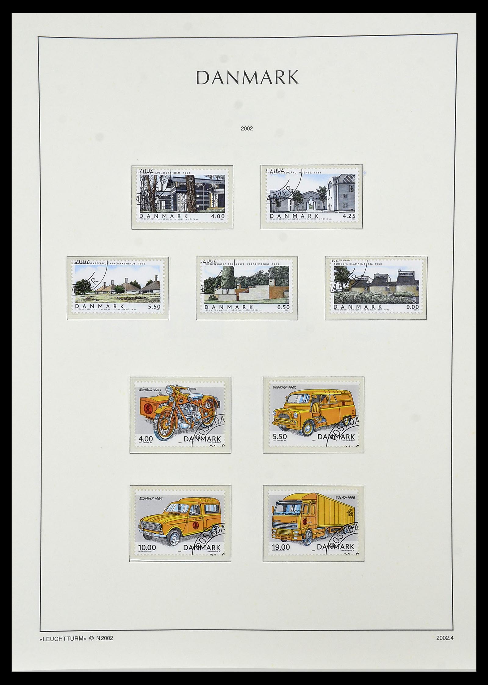 34165 124 - Postzegelverzameling 34165 Denemarken 1851-2004.