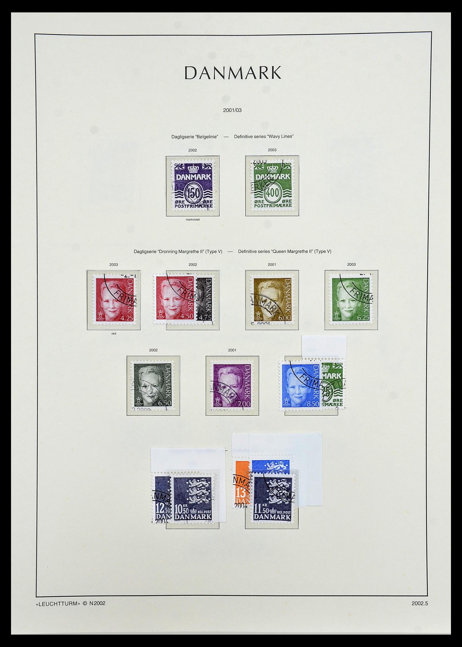 34165 125 - Postzegelverzameling 34165 Denemarken 1851-2004.
