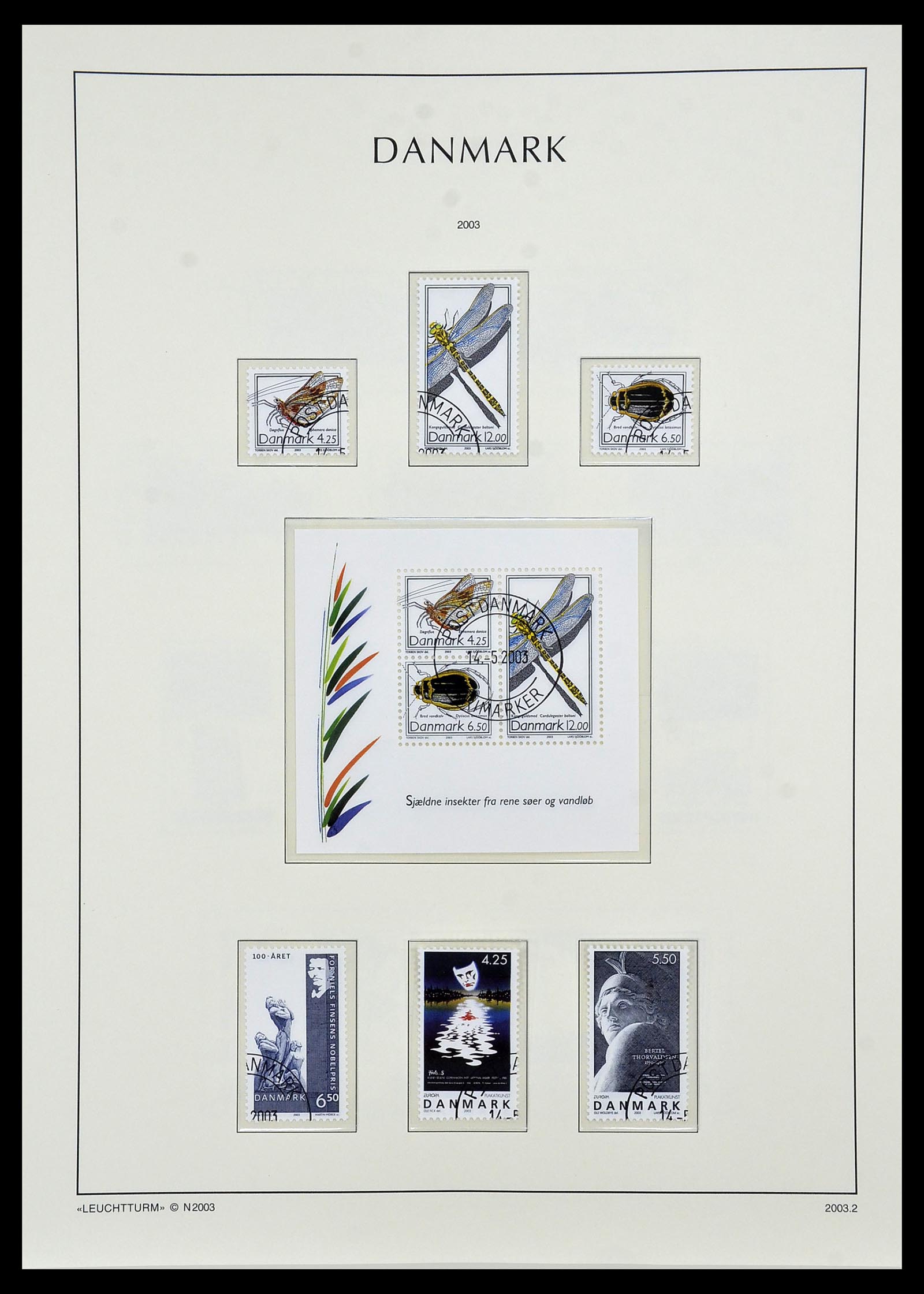 34165 127 - Postzegelverzameling 34165 Denemarken 1851-2004.