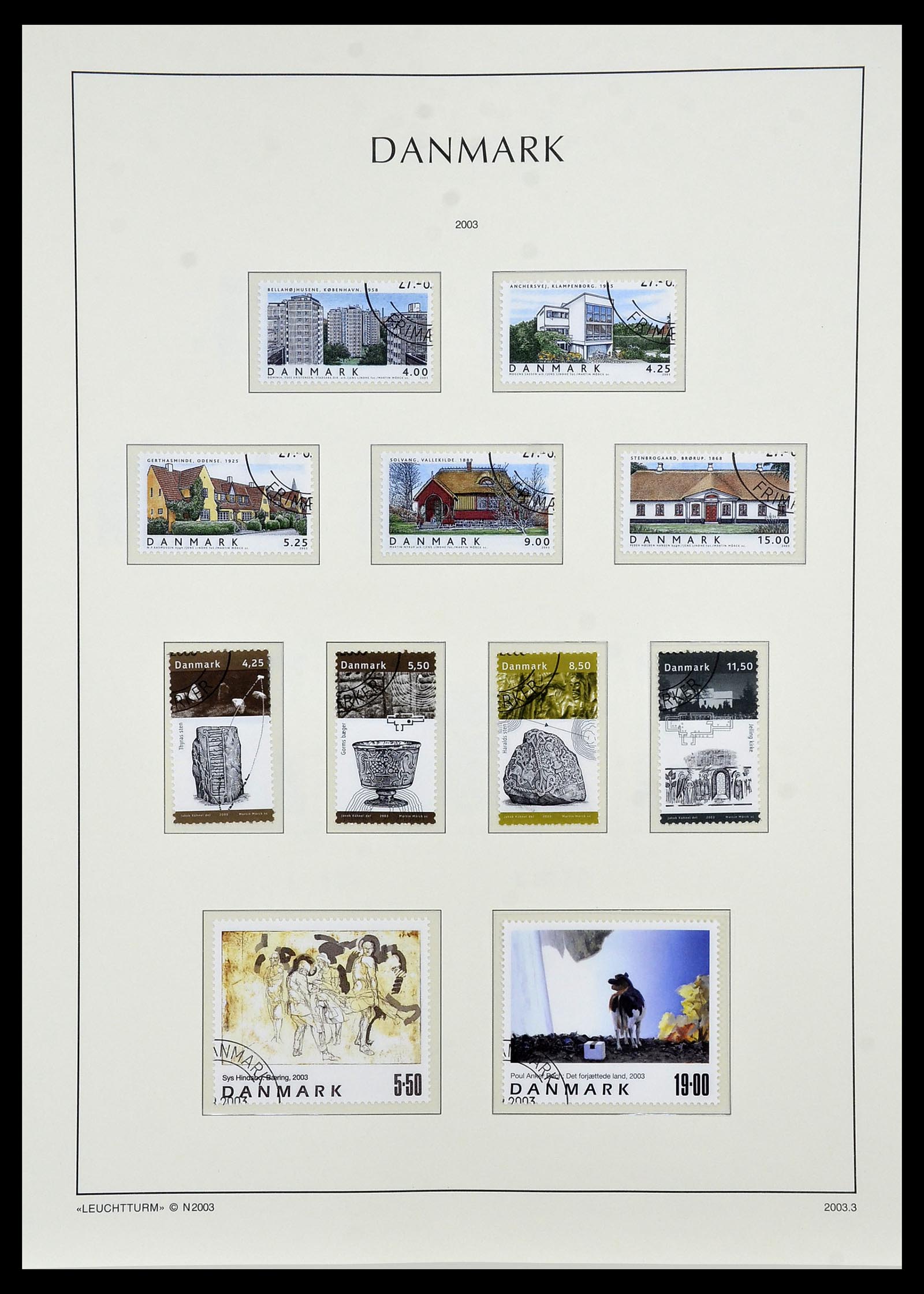 34165 128 - Postzegelverzameling 34165 Denemarken 1851-2004.