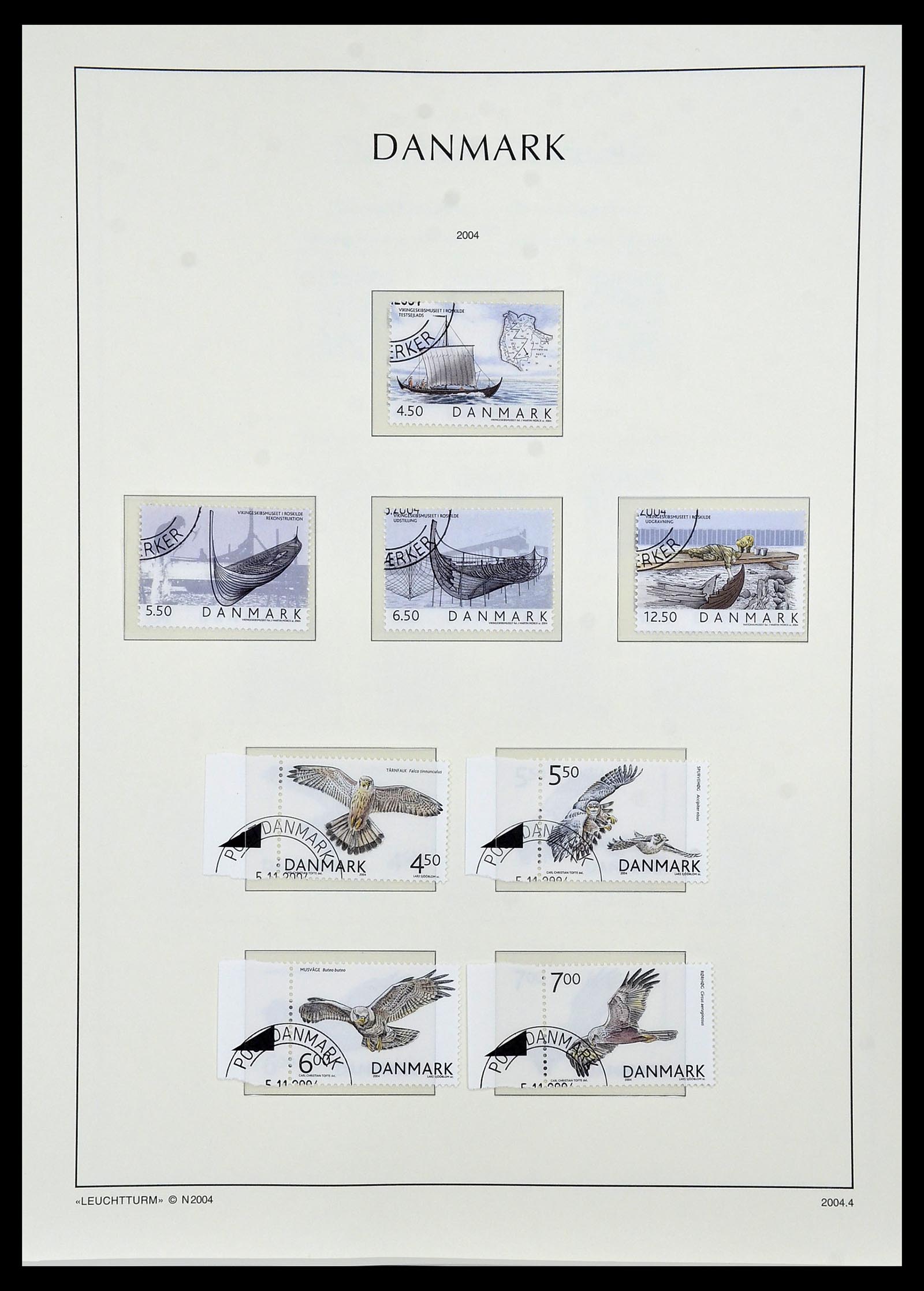 34165 132 - Postzegelverzameling 34165 Denemarken 1851-2004.
