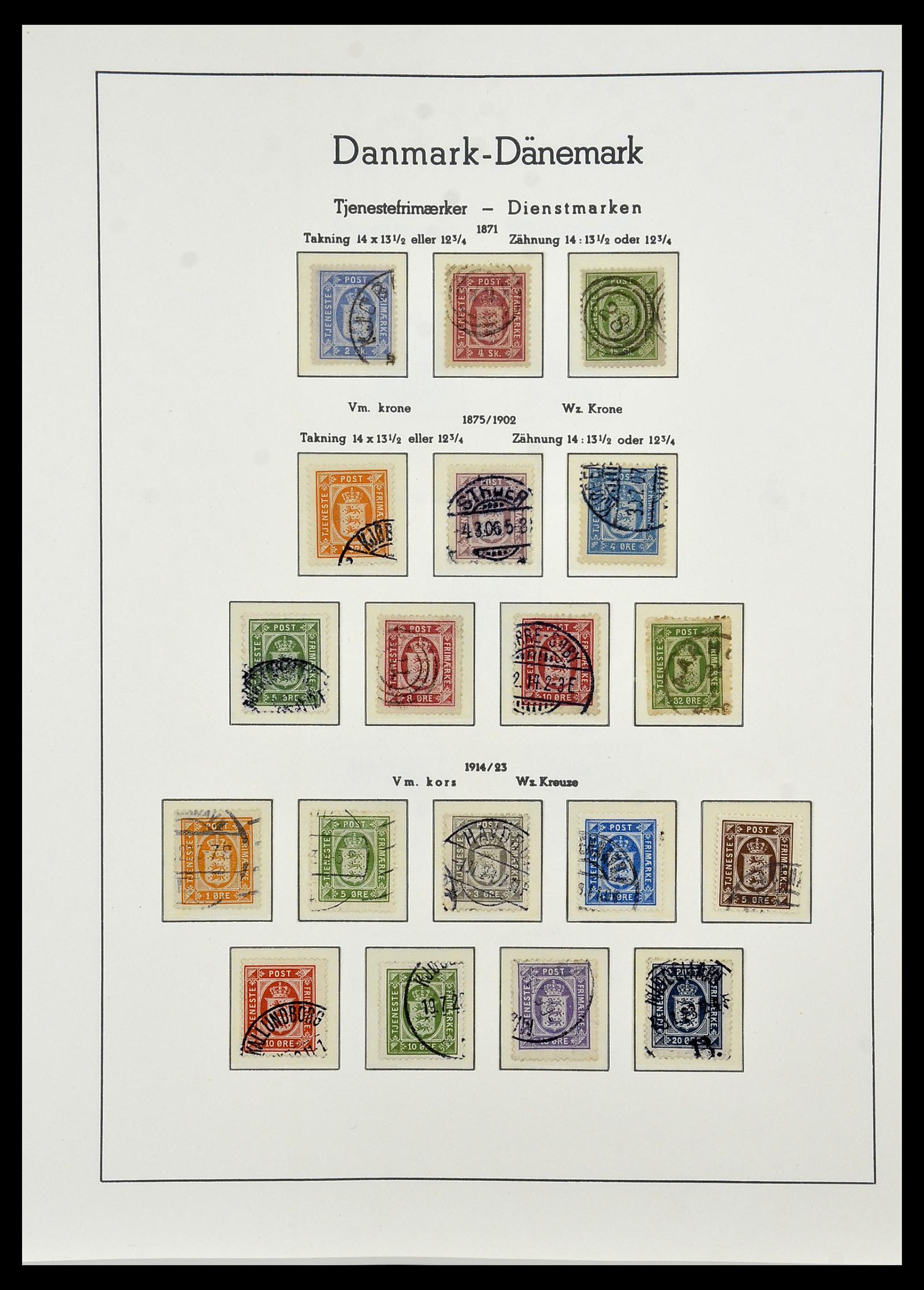 34165 133 - Postzegelverzameling 34165 Denemarken 1851-2004.