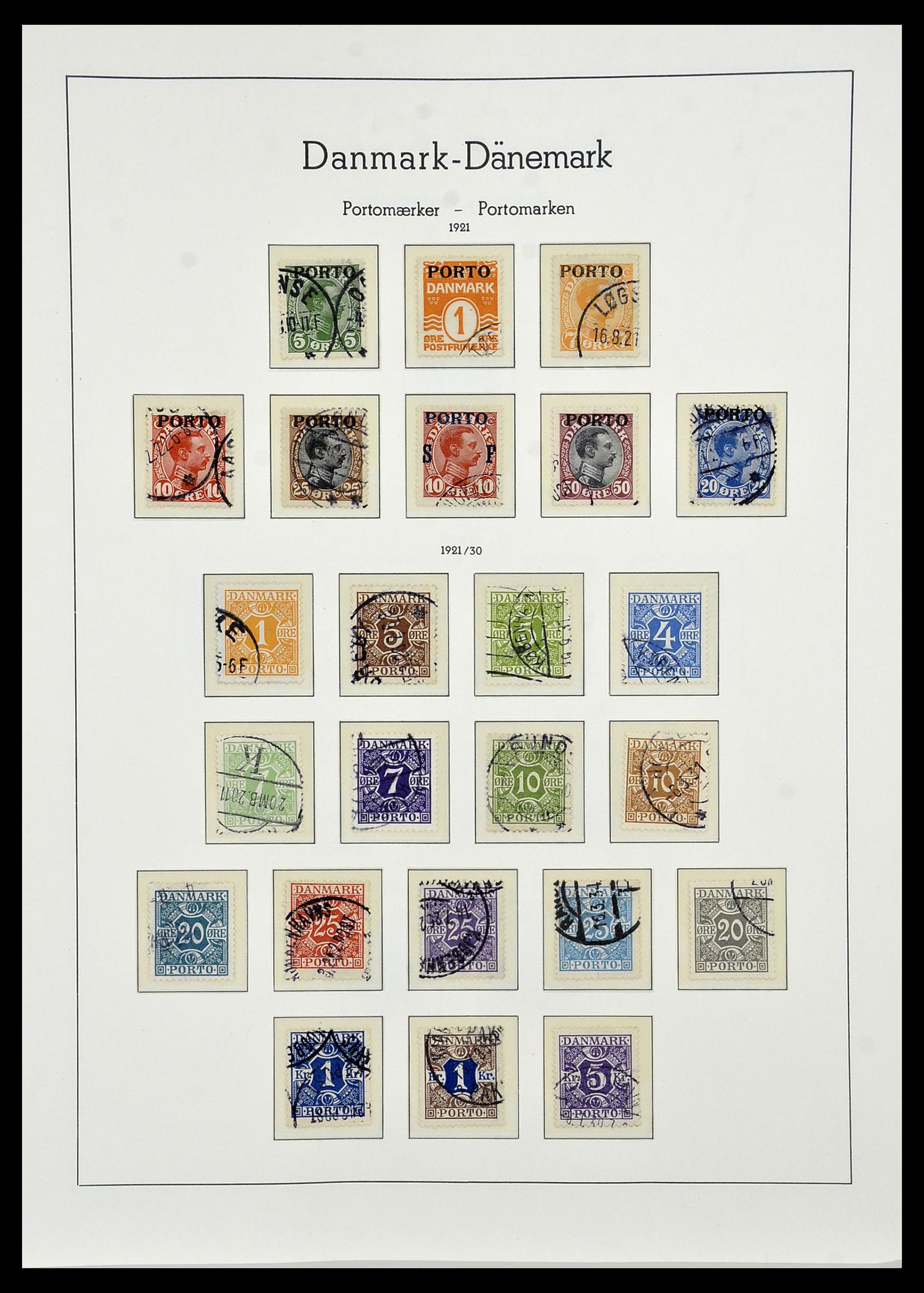 34165 135 - Postzegelverzameling 34165 Denemarken 1851-2004.