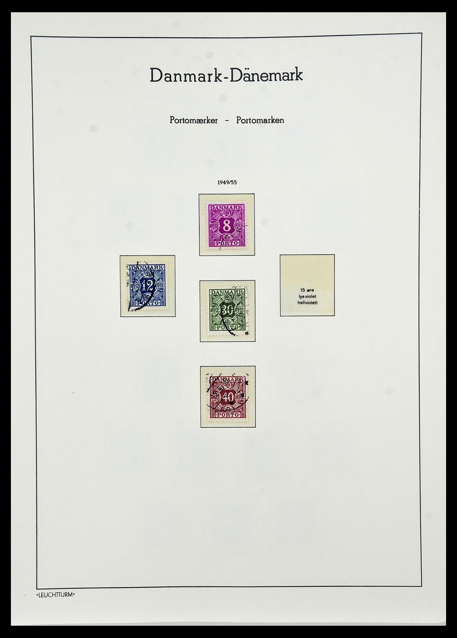 34165 137 - Postzegelverzameling 34165 Denemarken 1851-2004.