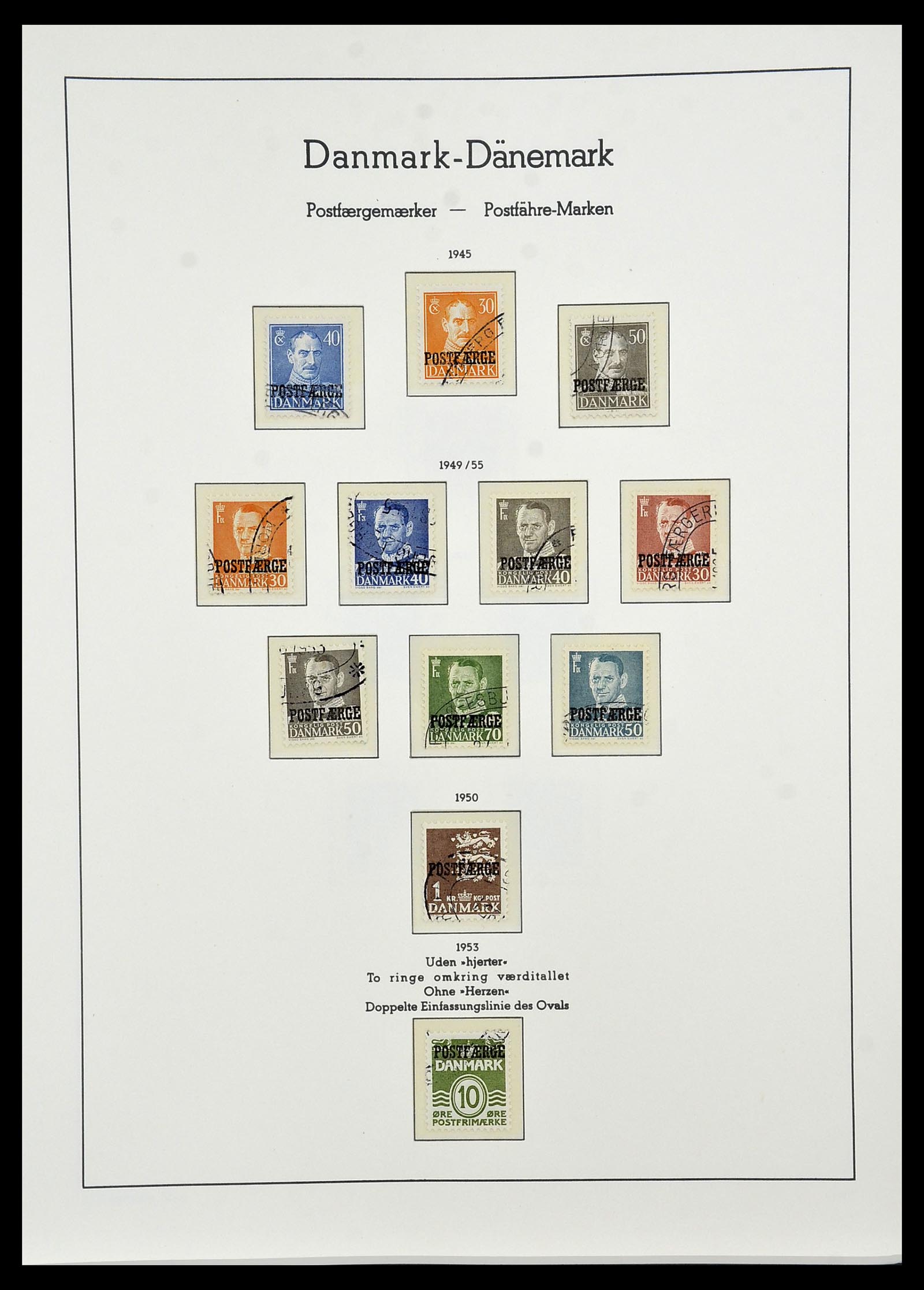 34165 141 - Postzegelverzameling 34165 Denemarken 1851-2004.