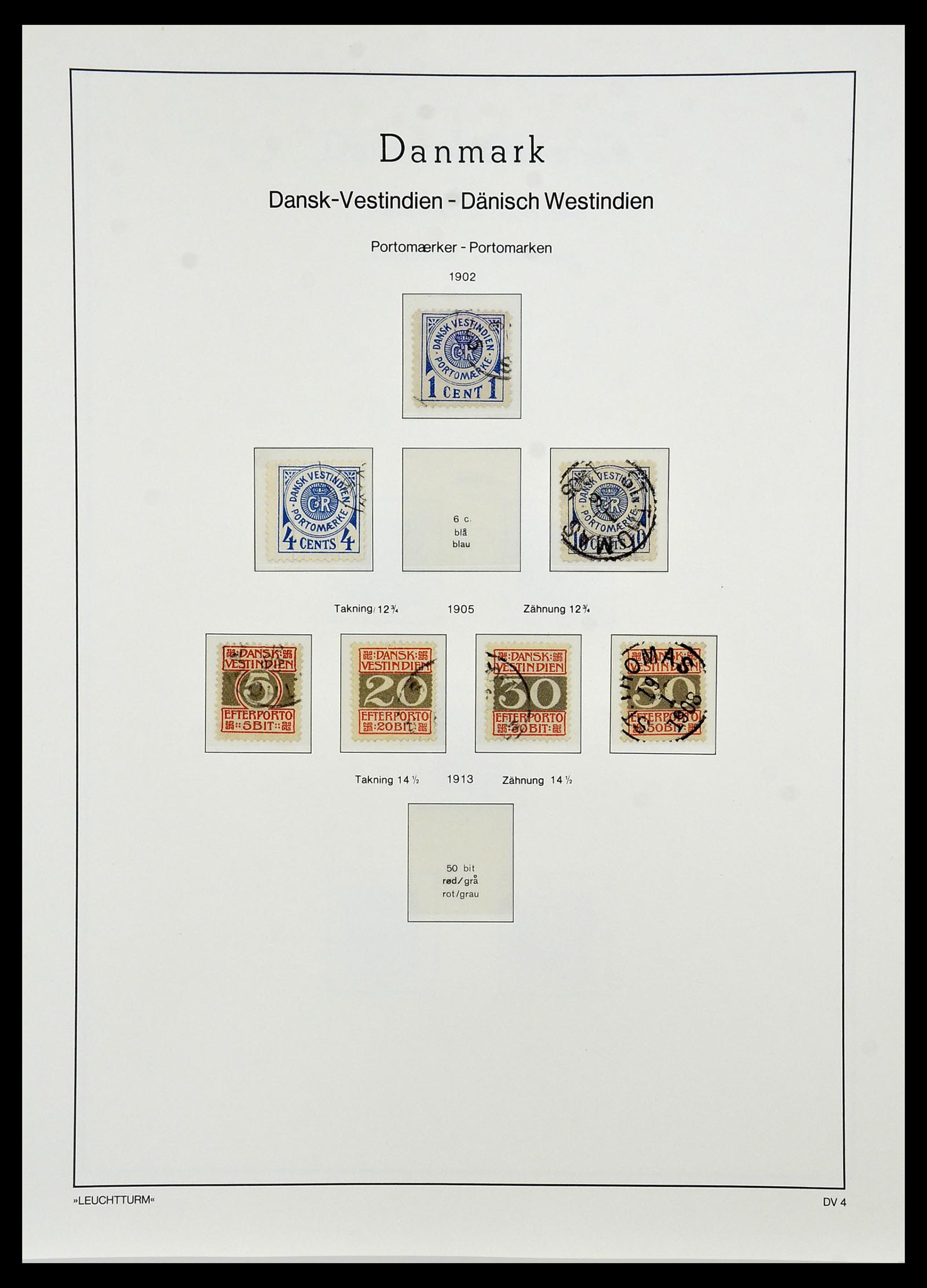 34165 147 - Postzegelverzameling 34165 Denemarken 1851-2004.