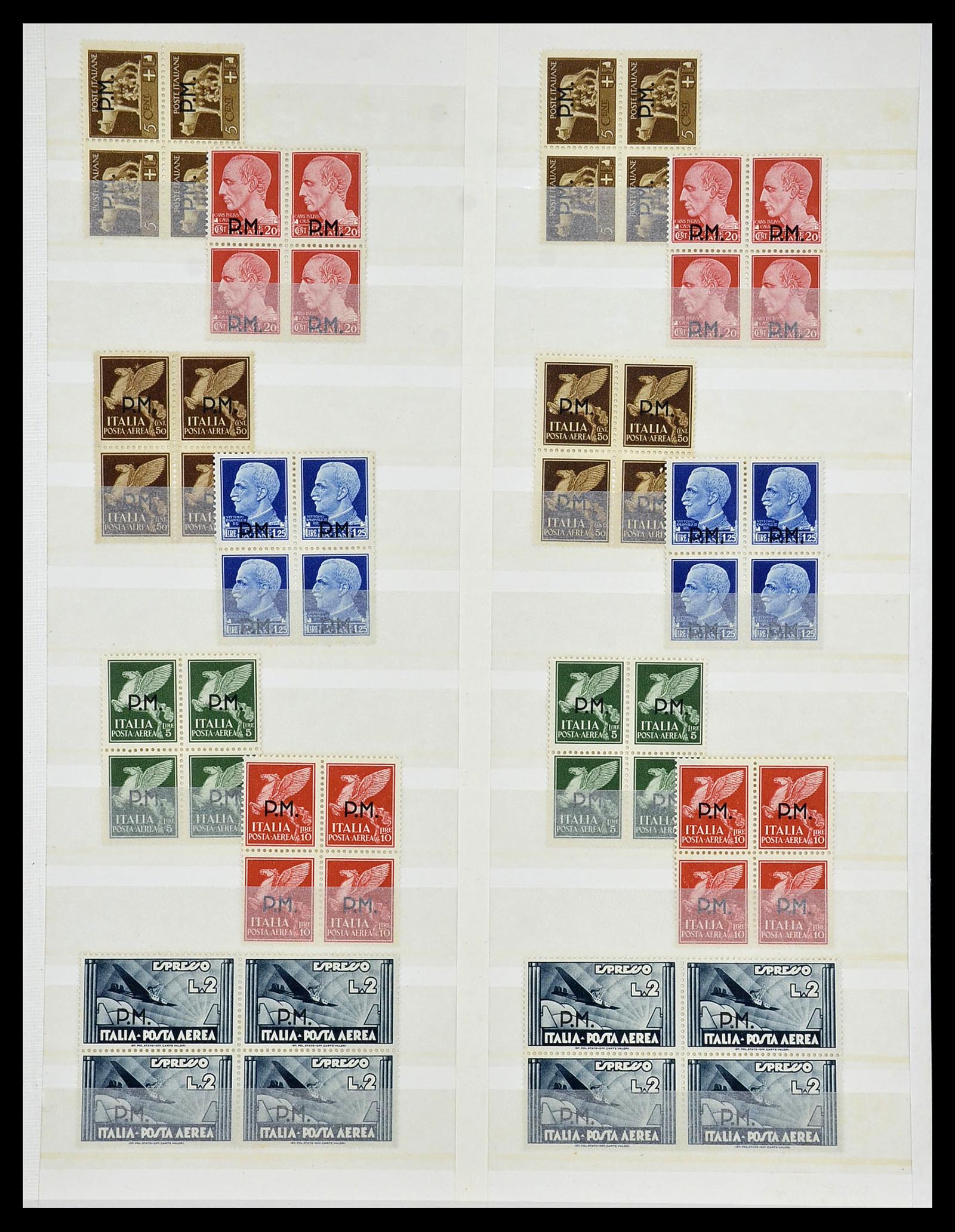 34166 009 - Postzegelverzameling 34166 Italië 1863-1990.