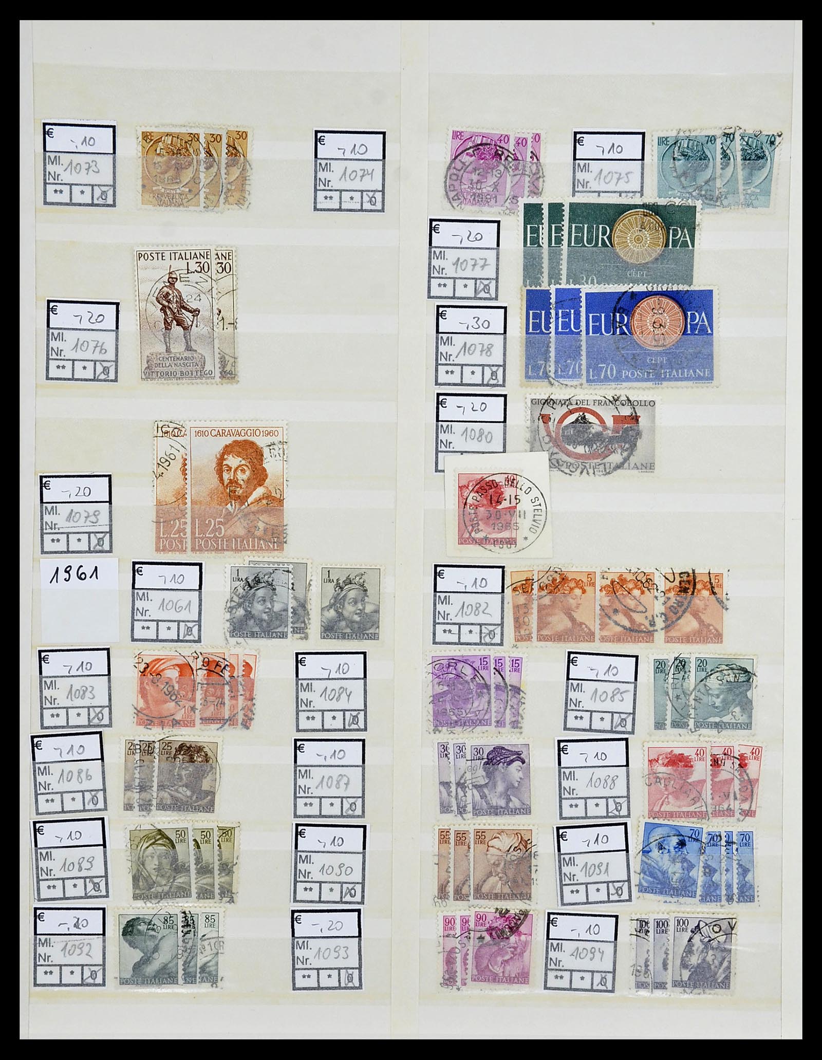 34166 022 - Stamp collection 34166 Italy 1863-1990.