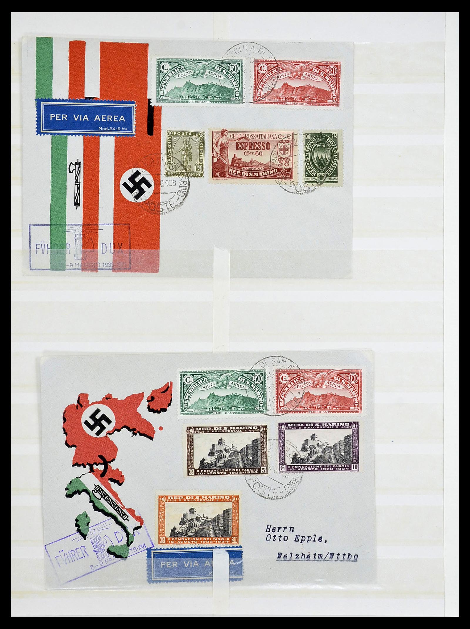 34166 066 - Stamp collection 34166 Italy 1863-1990.