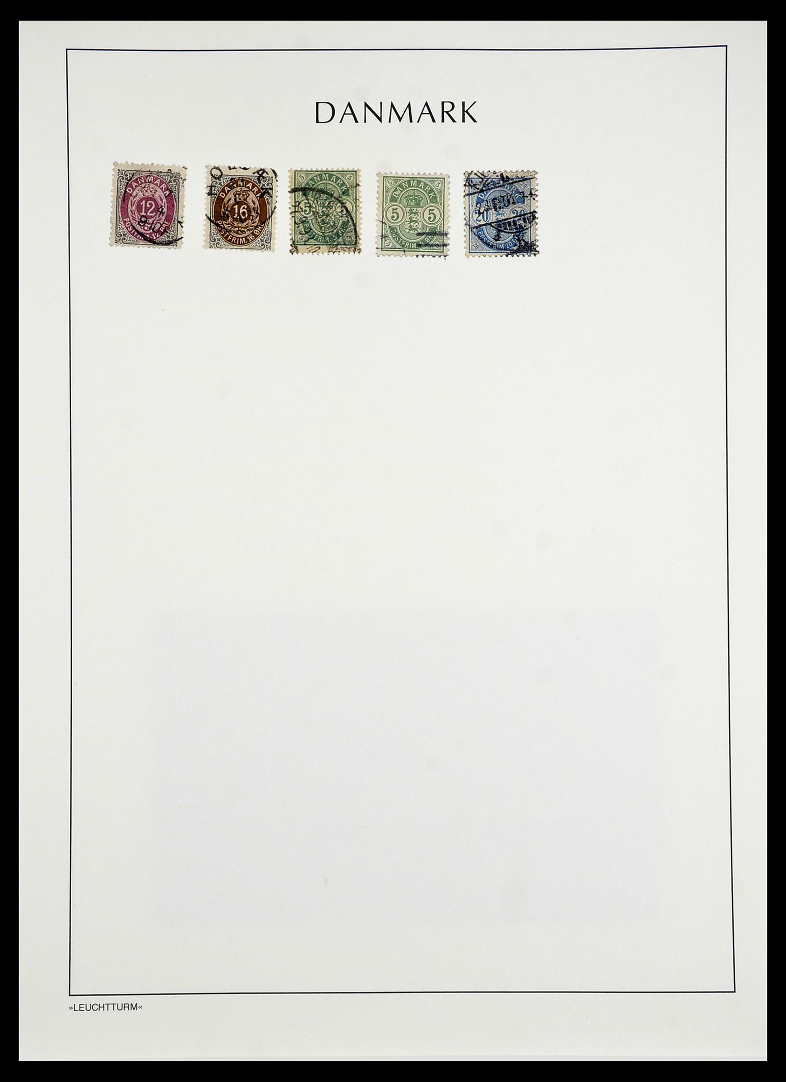 34167 001 - Postzegelverzameling 34167 Denemarken 1851-2004.