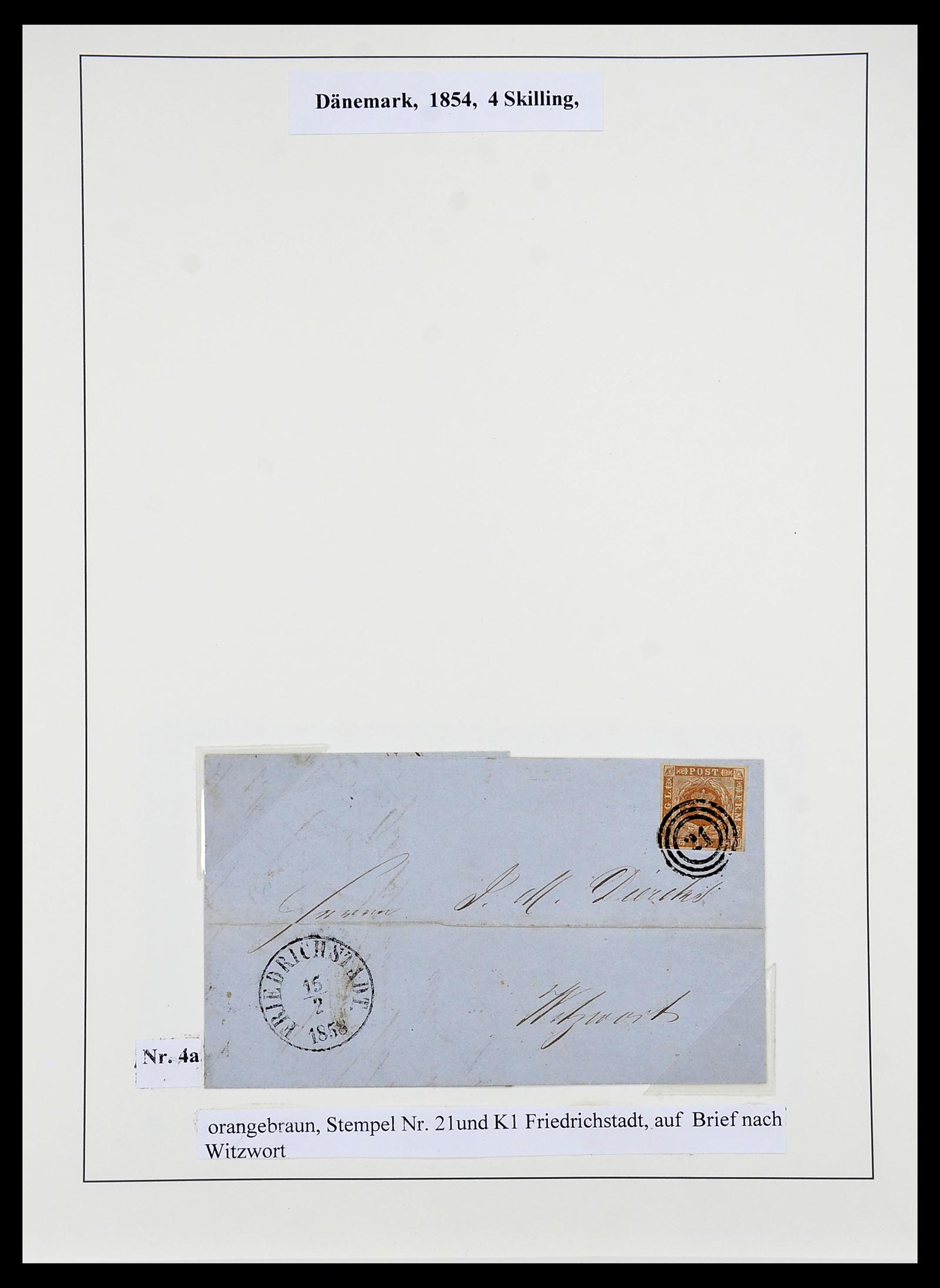 34167 003 - Postzegelverzameling 34167 Denemarken 1851-2004.