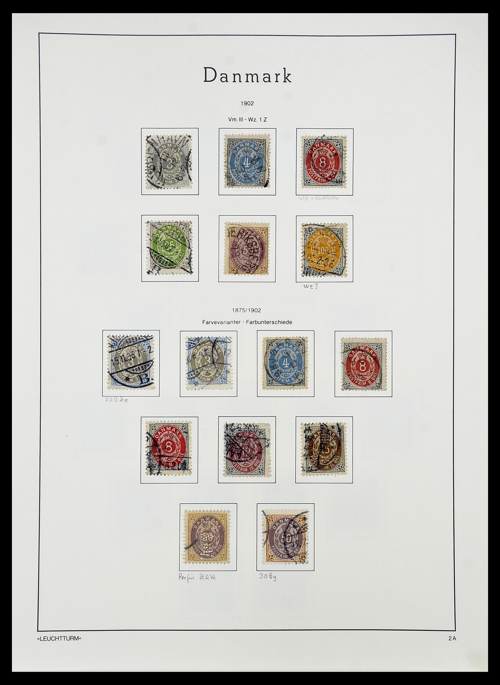 34167 011 - Postzegelverzameling 34167 Denemarken 1851-2004.