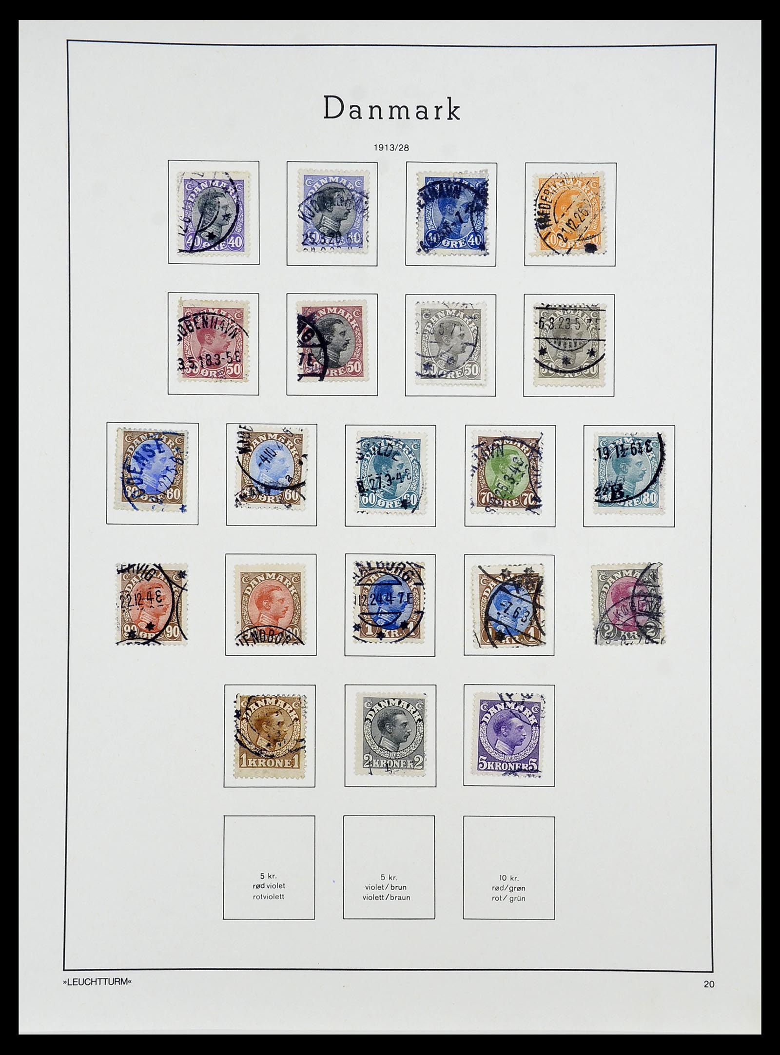 34167 018 - Postzegelverzameling 34167 Denemarken 1851-2004.