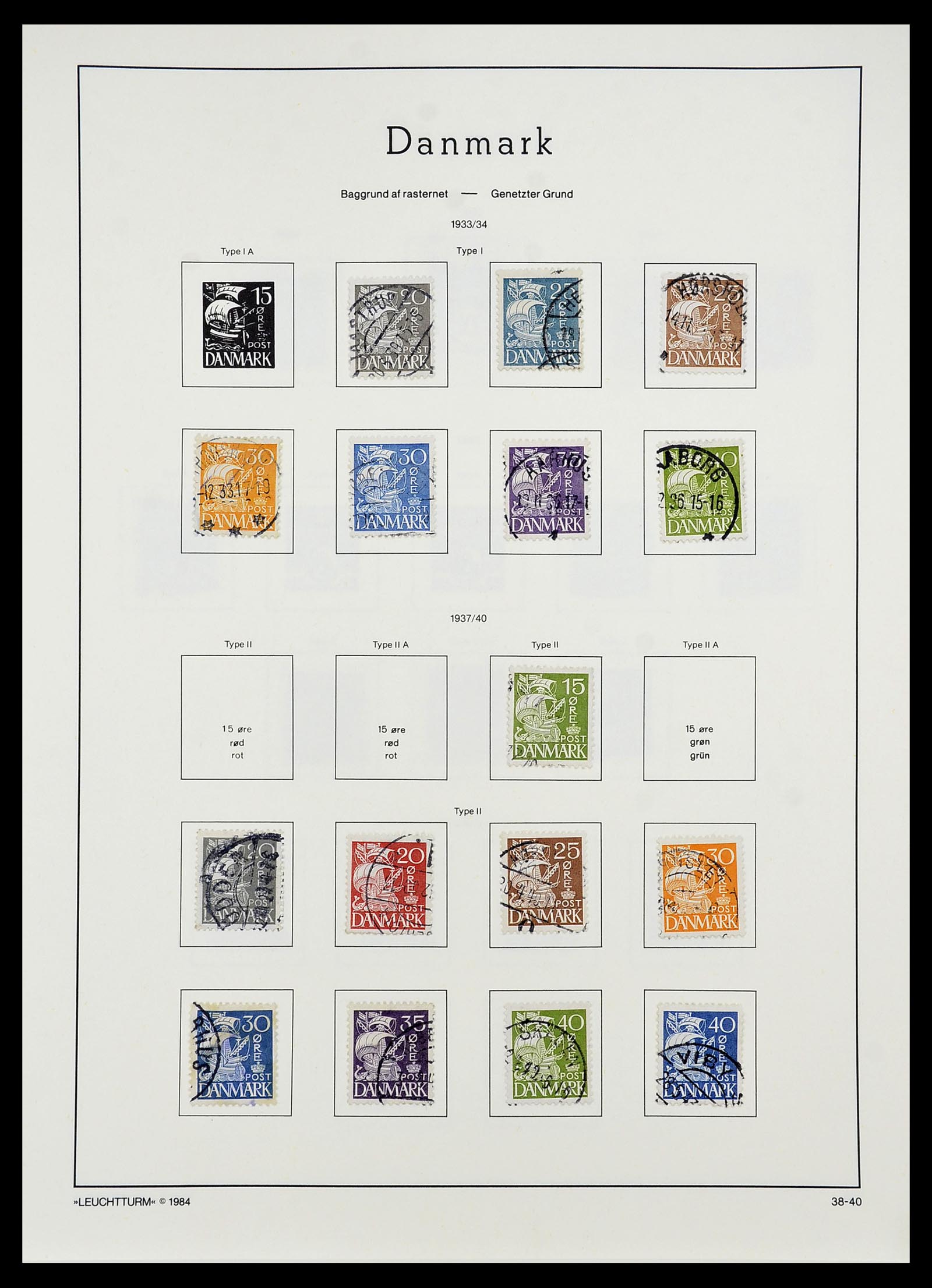 34167 024 - Postzegelverzameling 34167 Denemarken 1851-2004.