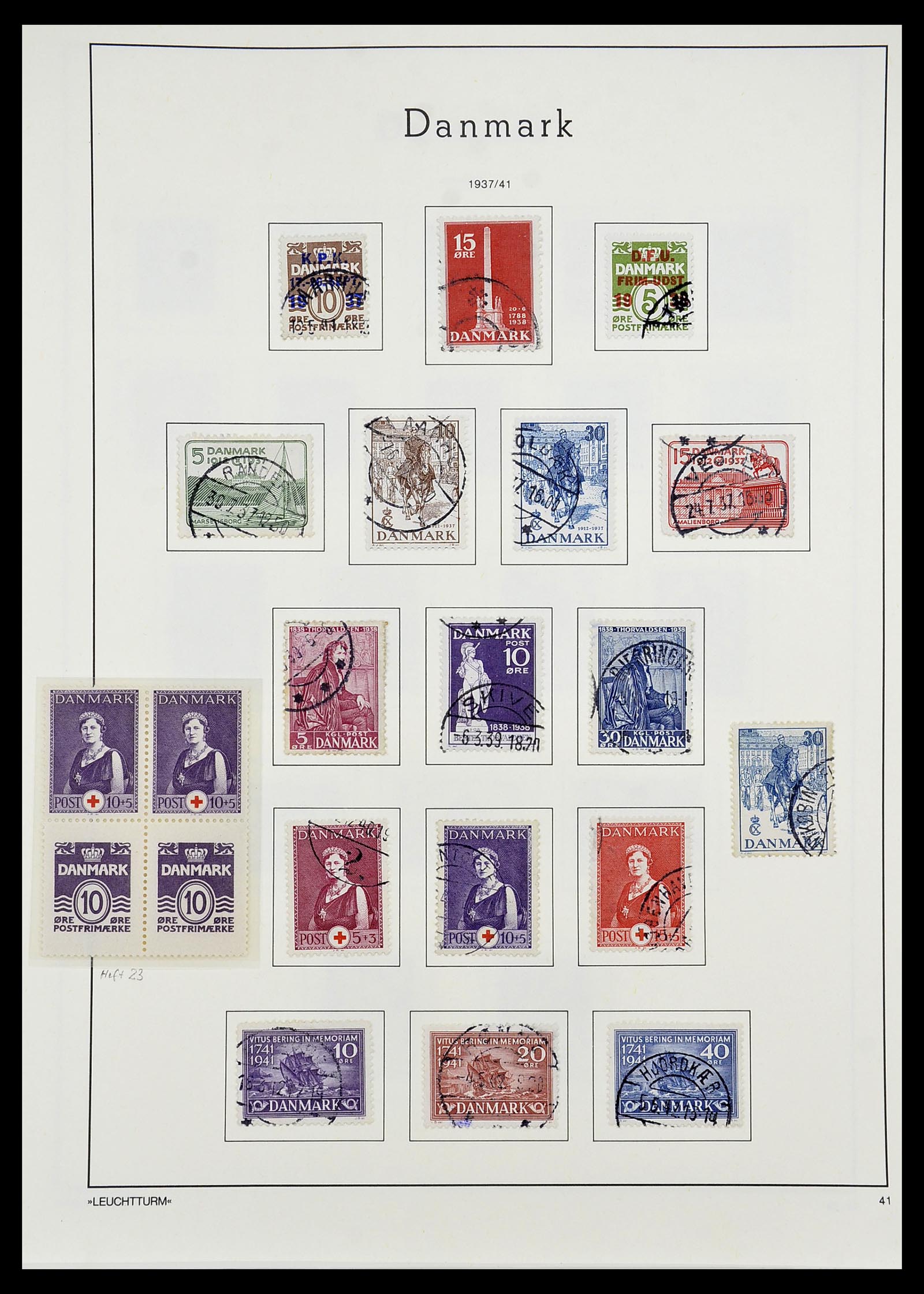 34167 026 - Postzegelverzameling 34167 Denemarken 1851-2004.