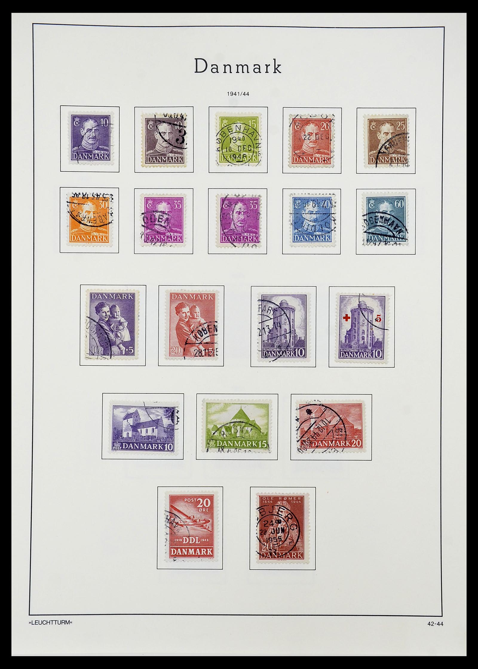 34167 027 - Postzegelverzameling 34167 Denemarken 1851-2004.
