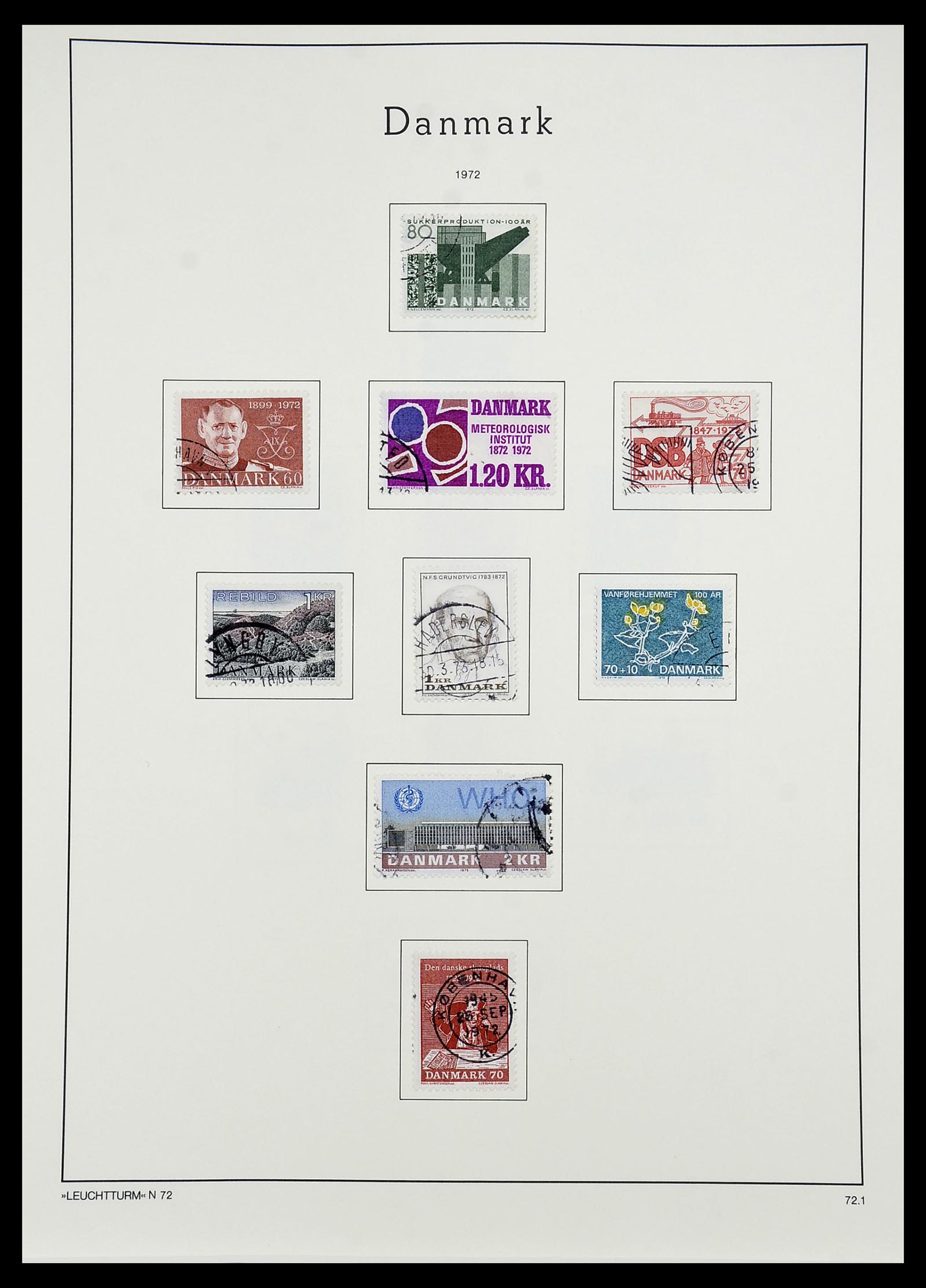 34167 049 - Postzegelverzameling 34167 Denemarken 1851-2004.