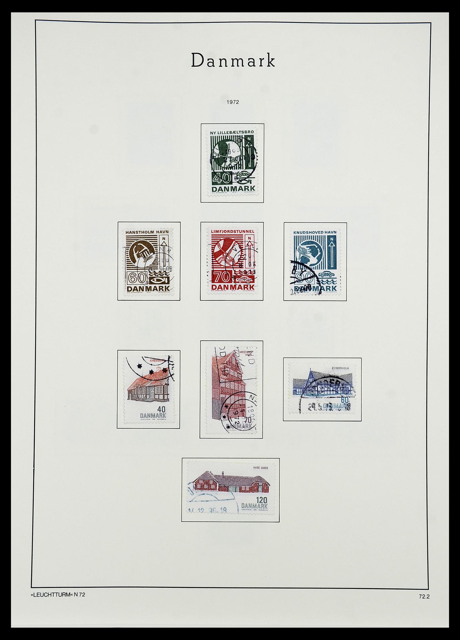 34167 050 - Postzegelverzameling 34167 Denemarken 1851-2004.