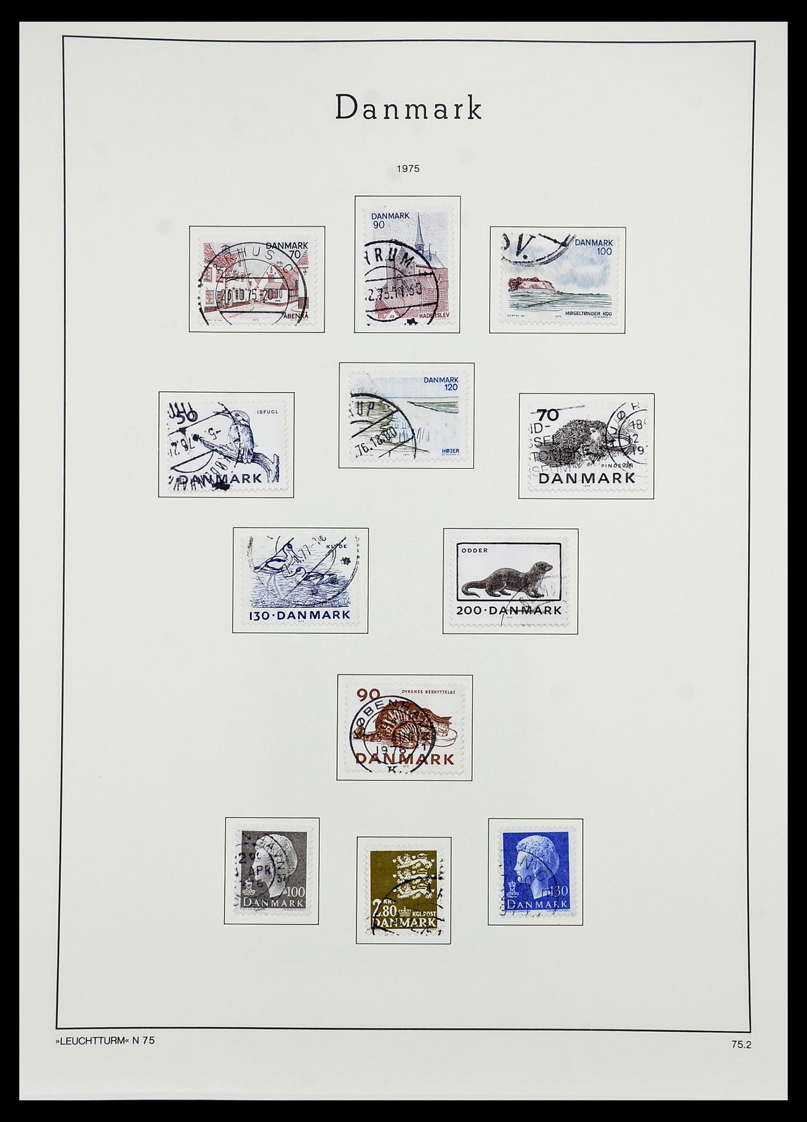 34167 056 - Postzegelverzameling 34167 Denemarken 1851-2004.
