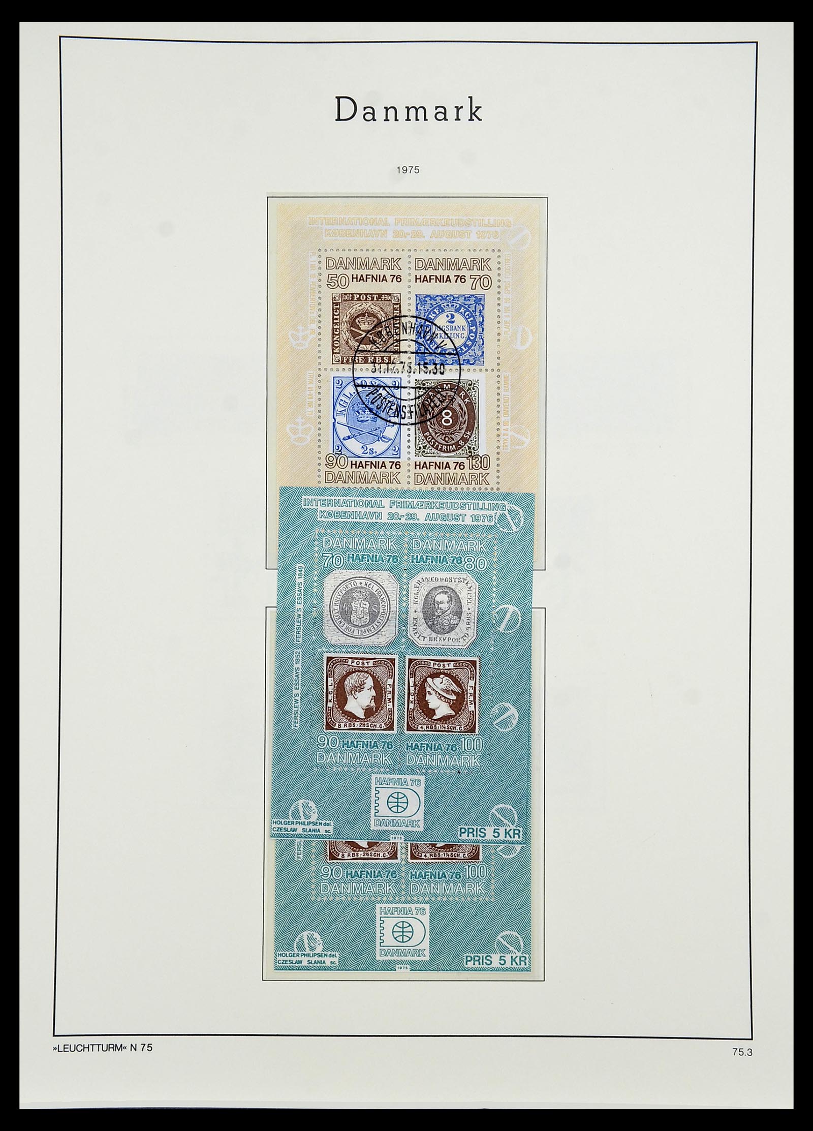 34167 057 - Postzegelverzameling 34167 Denemarken 1851-2004.