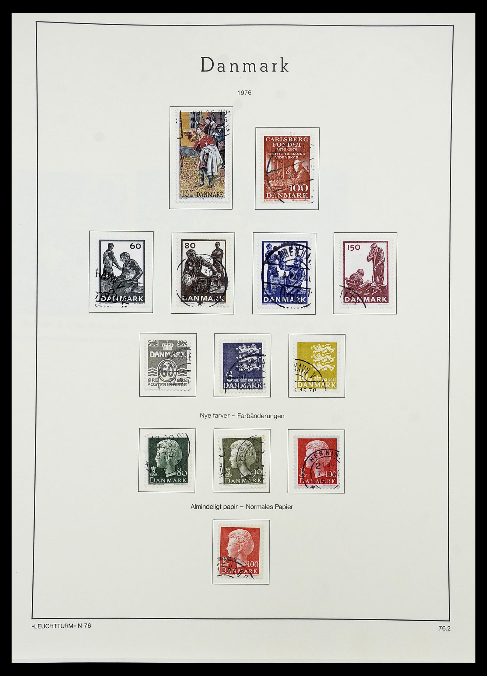 34167 059 - Postzegelverzameling 34167 Denemarken 1851-2004.