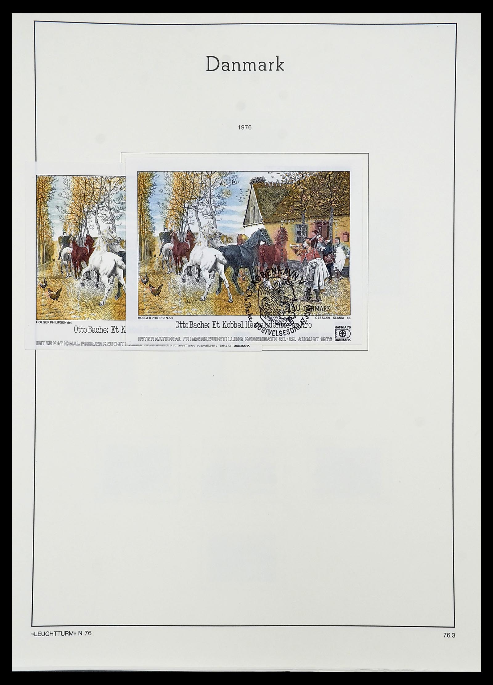 34167 060 - Postzegelverzameling 34167 Denemarken 1851-2004.