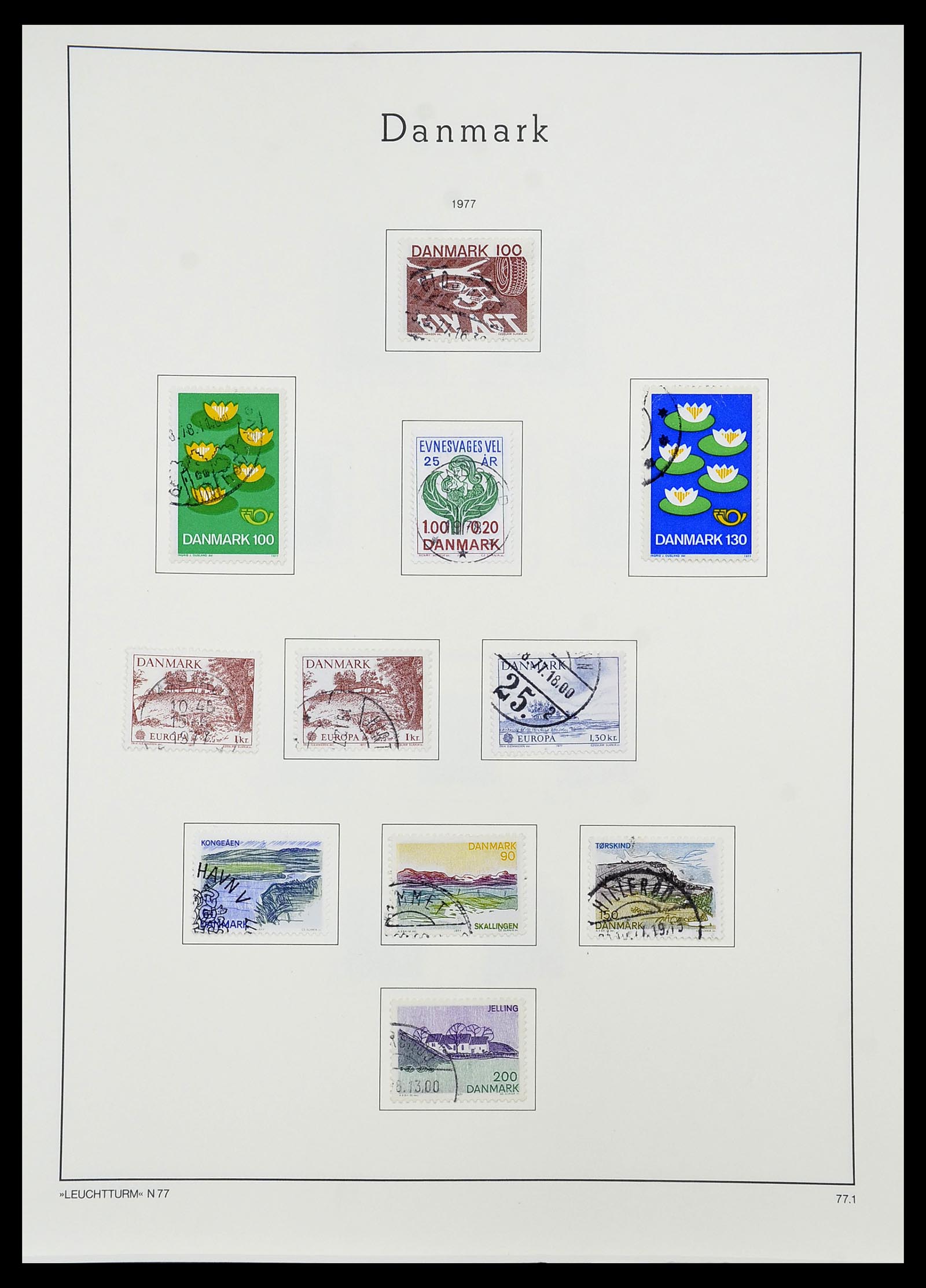 34167 061 - Postzegelverzameling 34167 Denemarken 1851-2004.