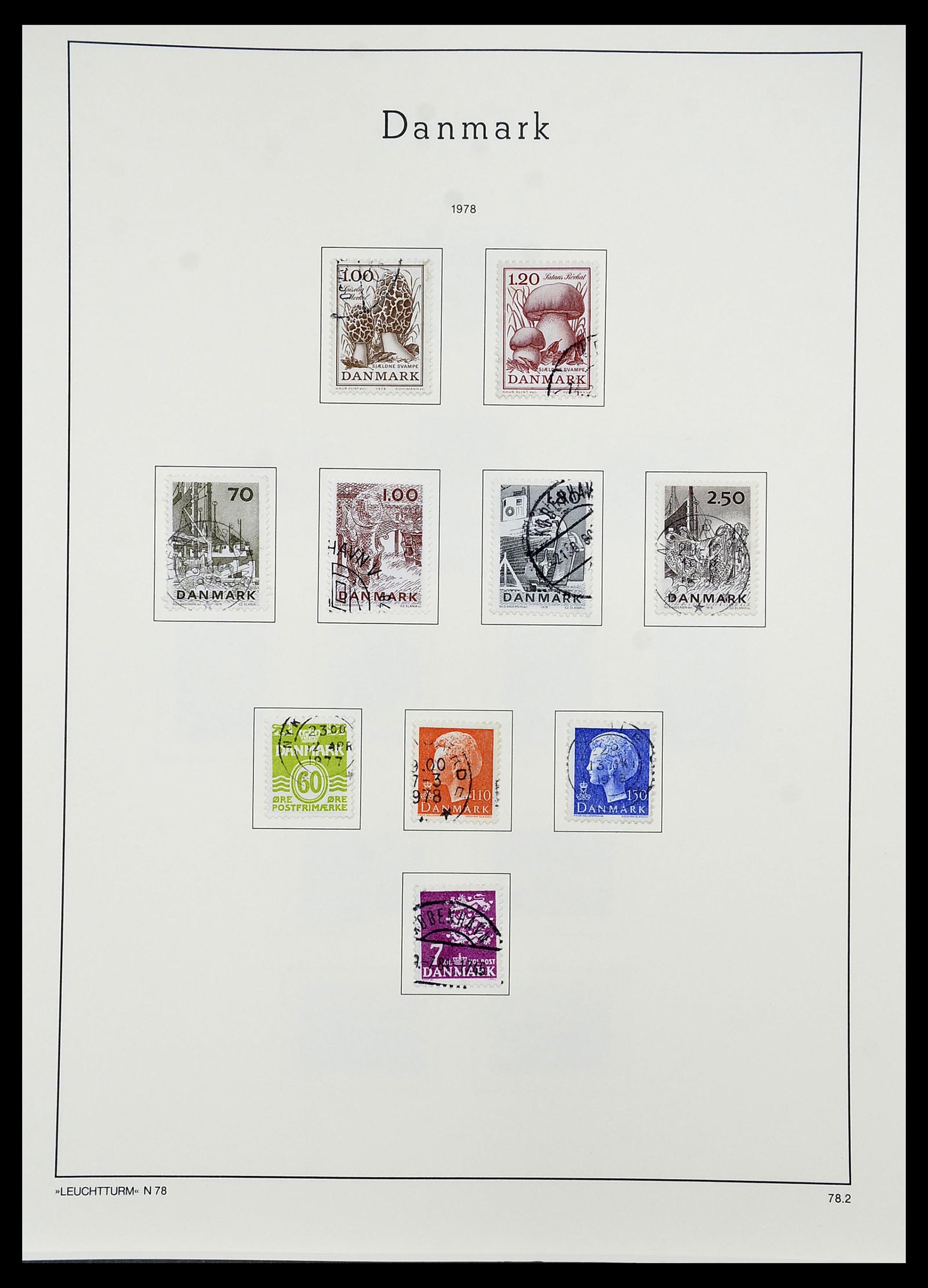 34167 064 - Postzegelverzameling 34167 Denemarken 1851-2004.