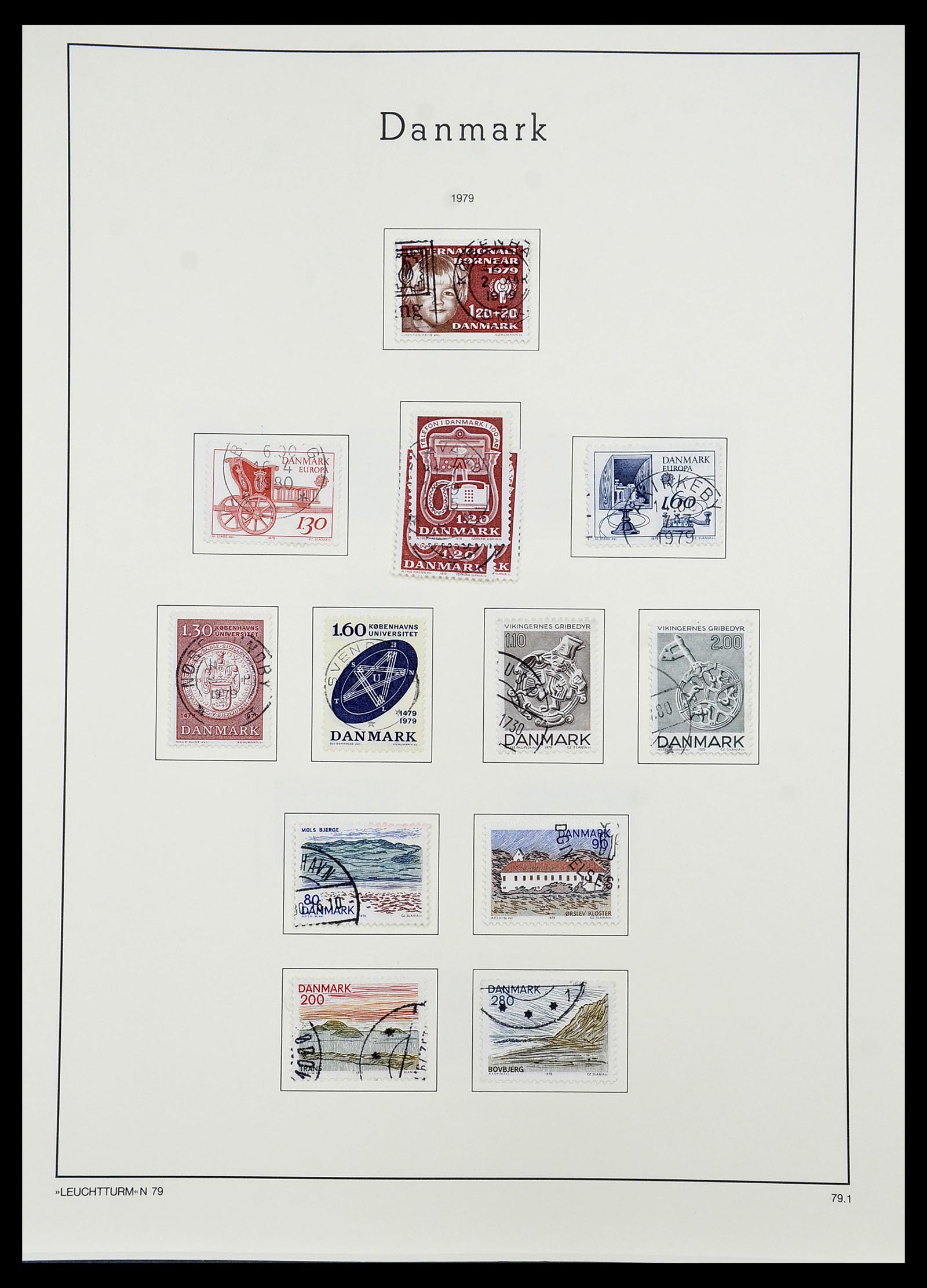 34167 065 - Postzegelverzameling 34167 Denemarken 1851-2004.