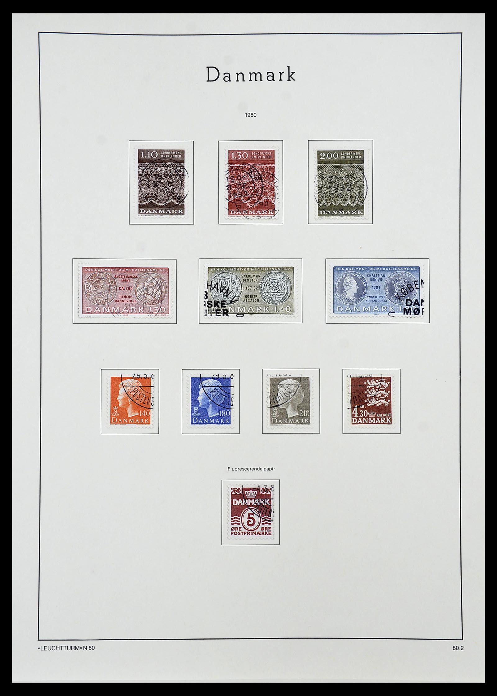 34167 068 - Postzegelverzameling 34167 Denemarken 1851-2004.