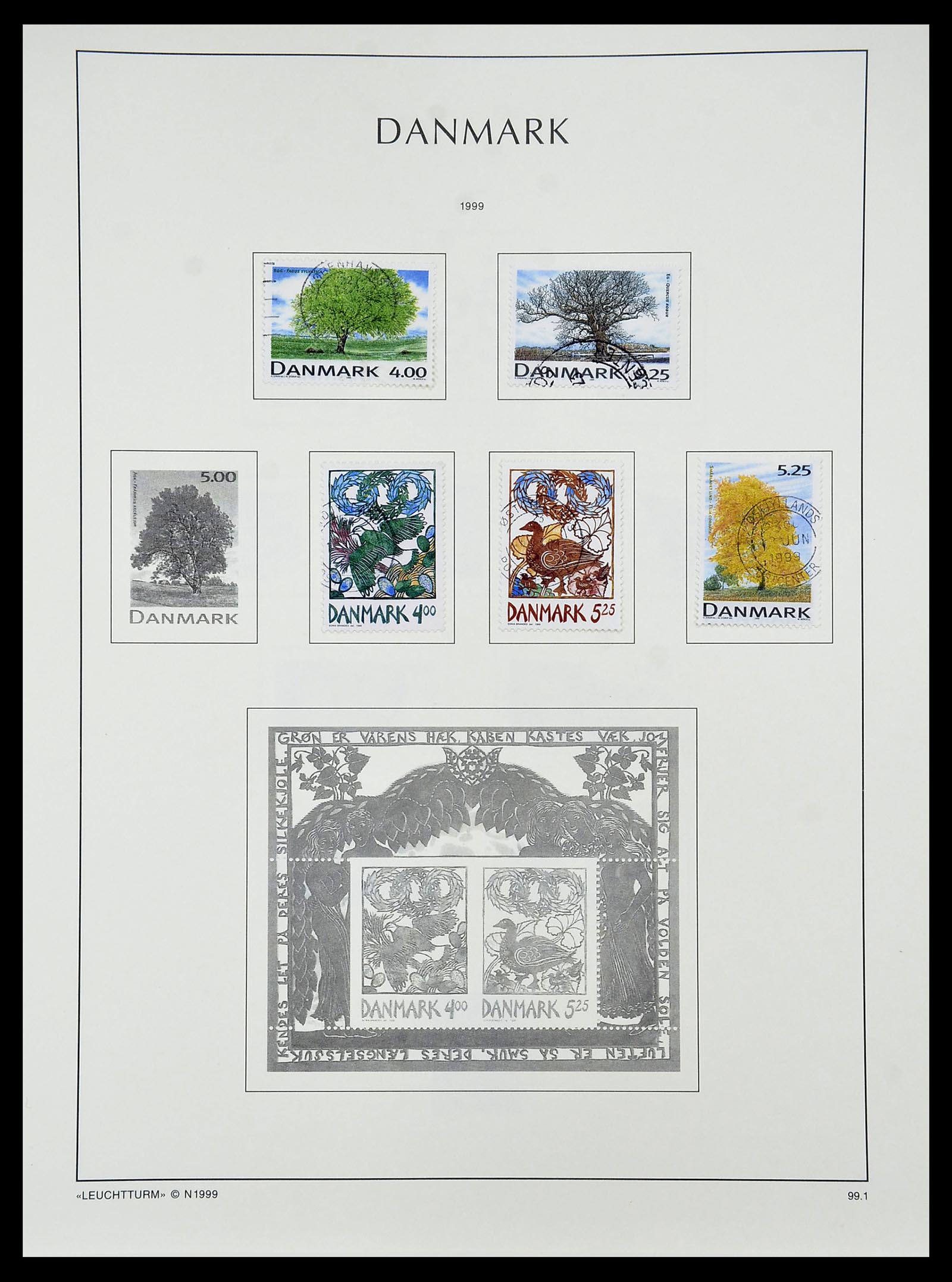 34167 121 - Stamp collection 34167 Denmark 1851-2004.