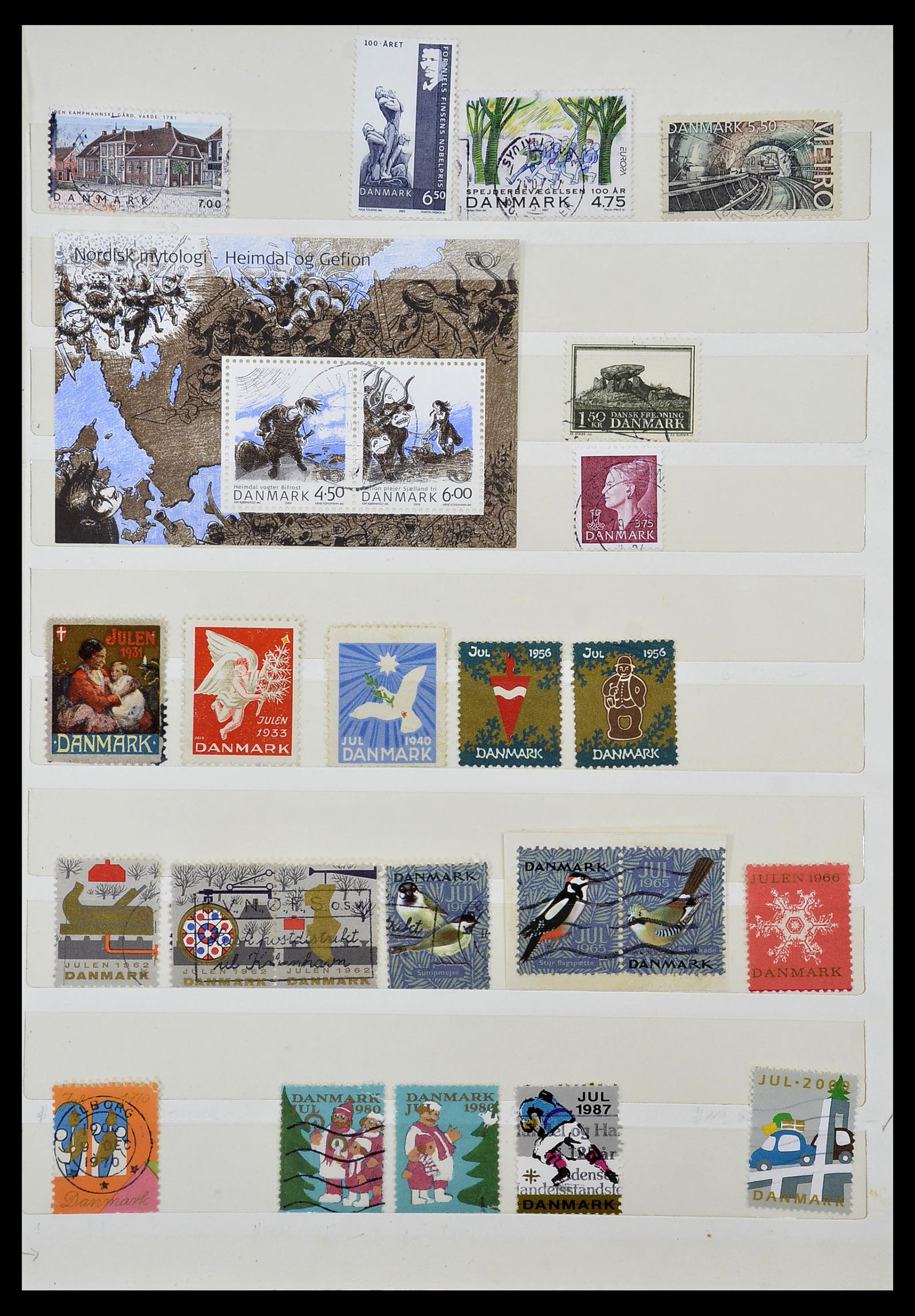 34167 139 - Stamp collection 34167 Denmark 1851-2004.
