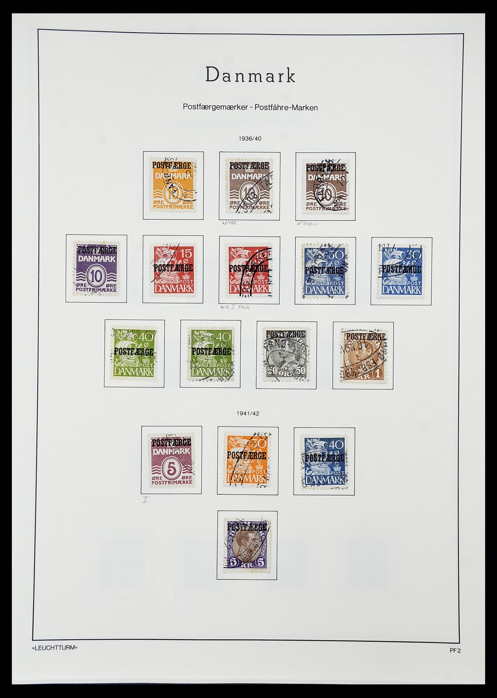 34167 151 - Stamp collection 34167 Denmark 1851-2004.