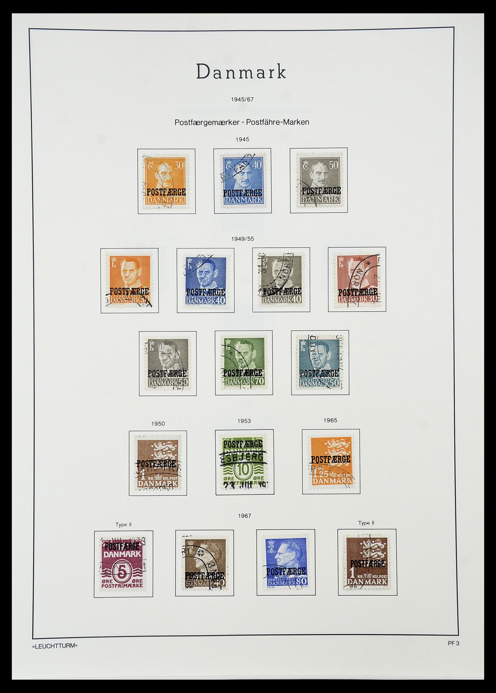 34167 152 - Postzegelverzameling 34167 Denemarken 1851-2004.