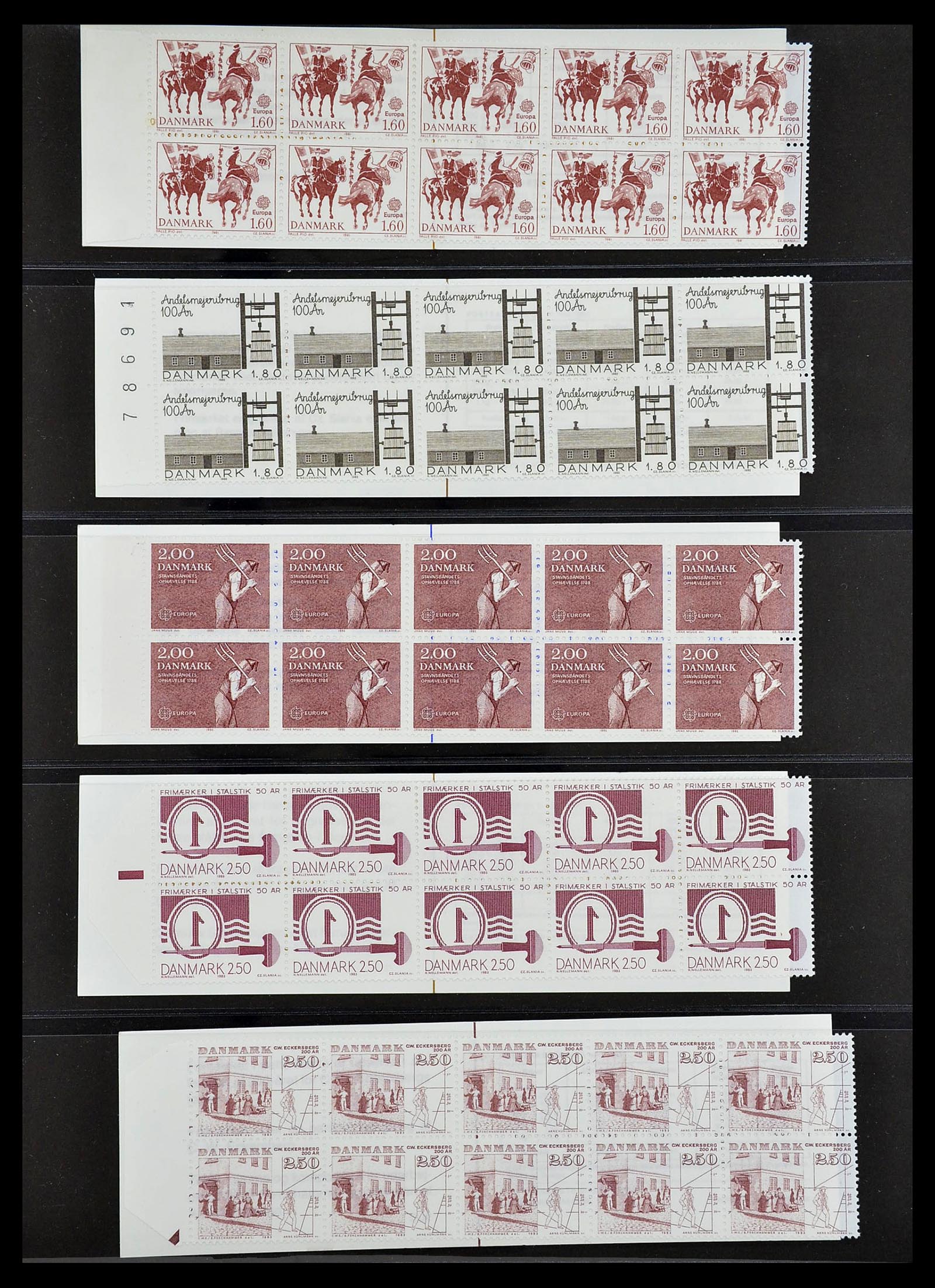 34167 154 - Postzegelverzameling 34167 Denemarken 1851-2004.