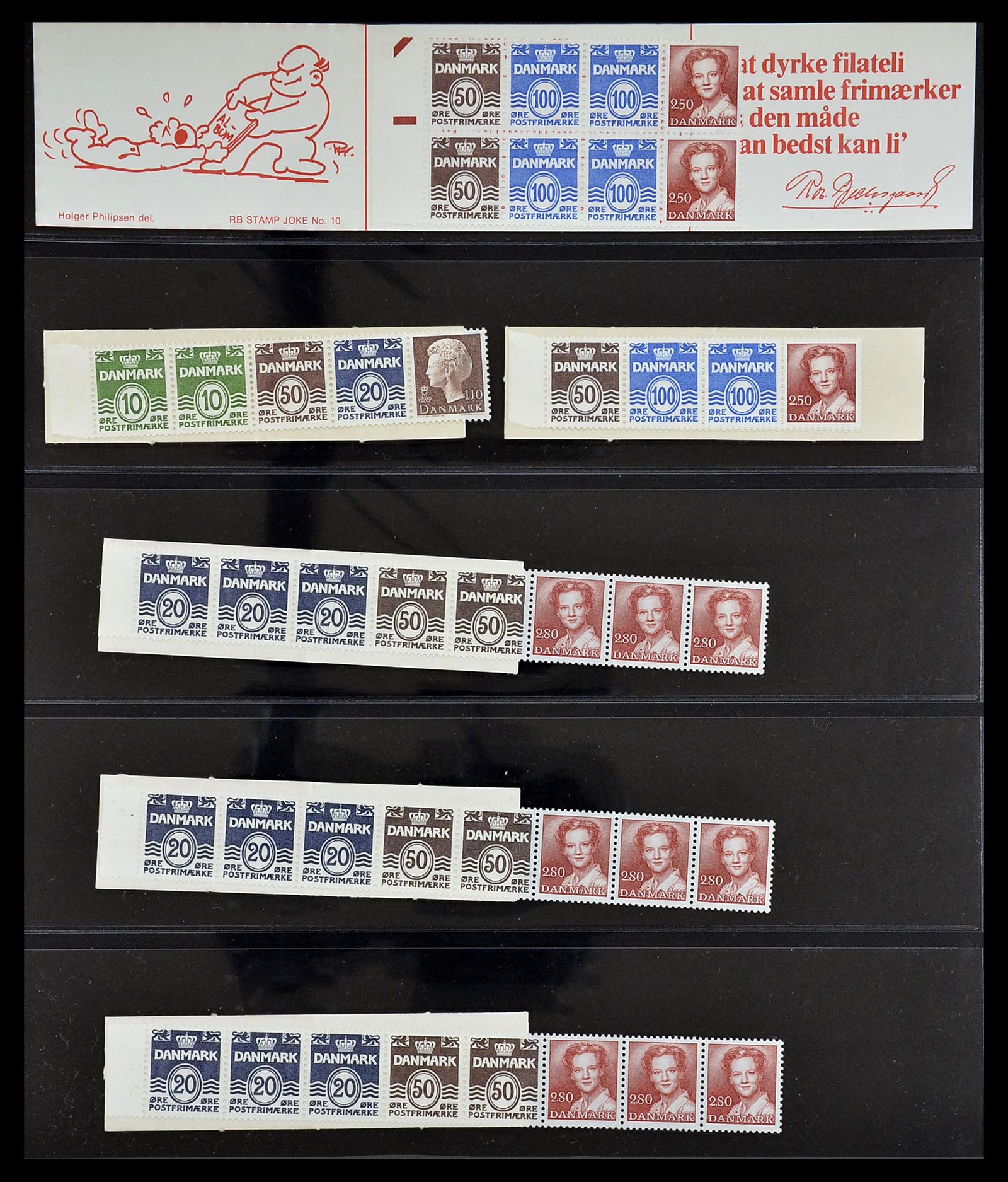 34167 155 - Postzegelverzameling 34167 Denemarken 1851-2004.