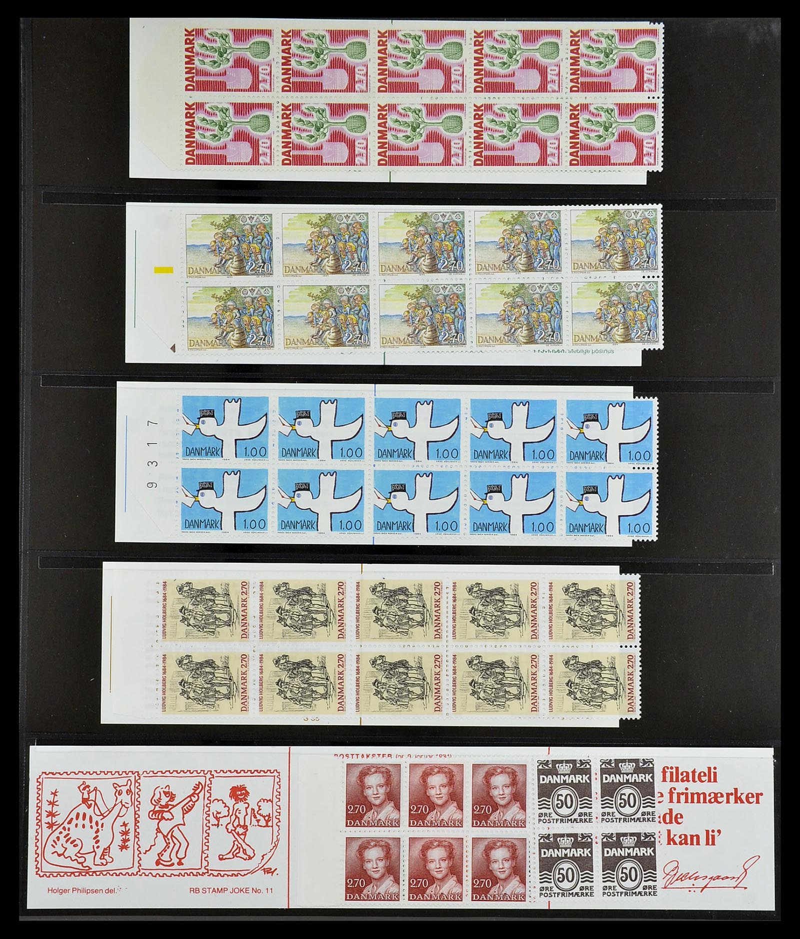 34167 156 - Stamp collection 34167 Denmark 1851-2004.