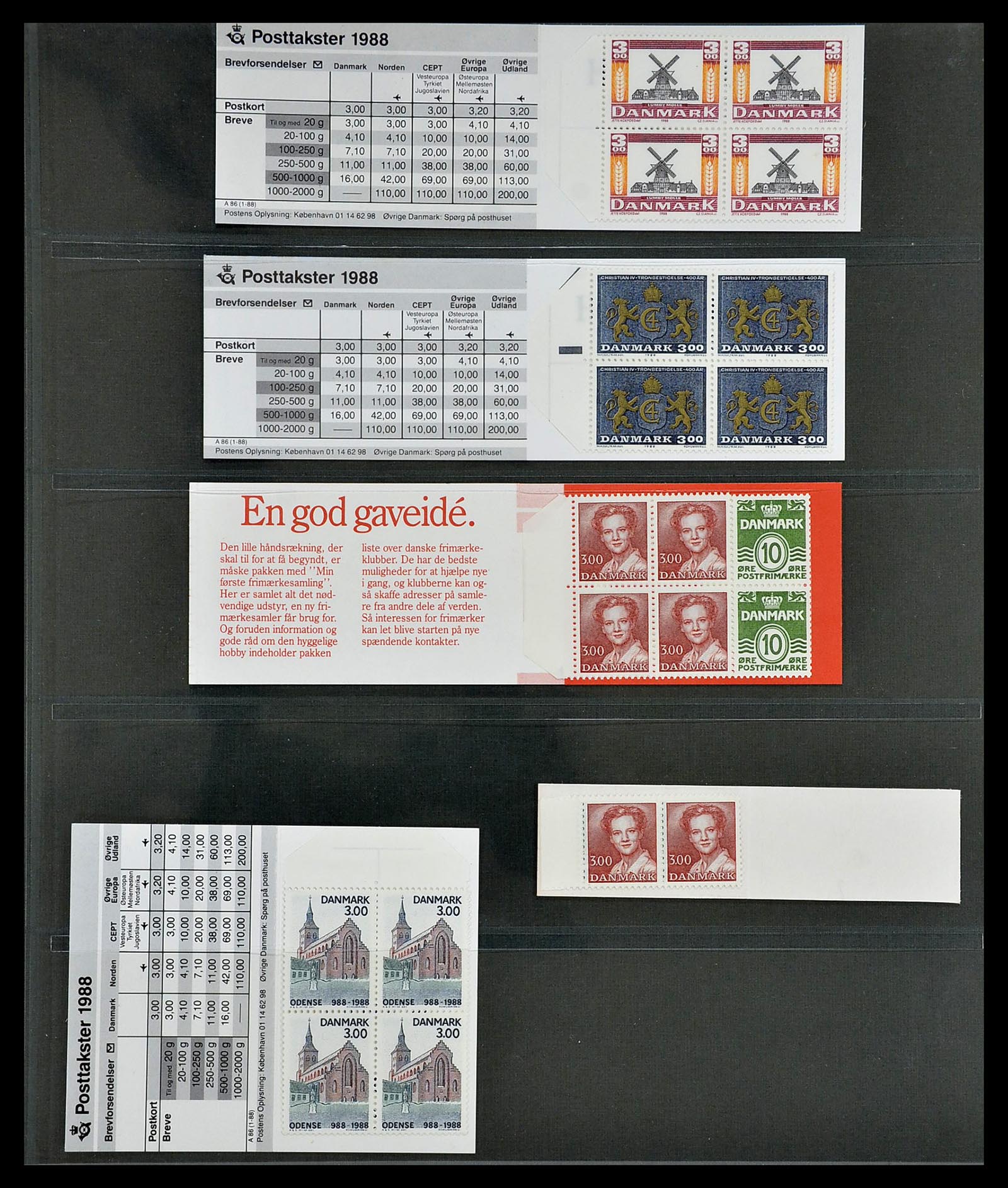 34167 160 - Postzegelverzameling 34167 Denemarken 1851-2004.